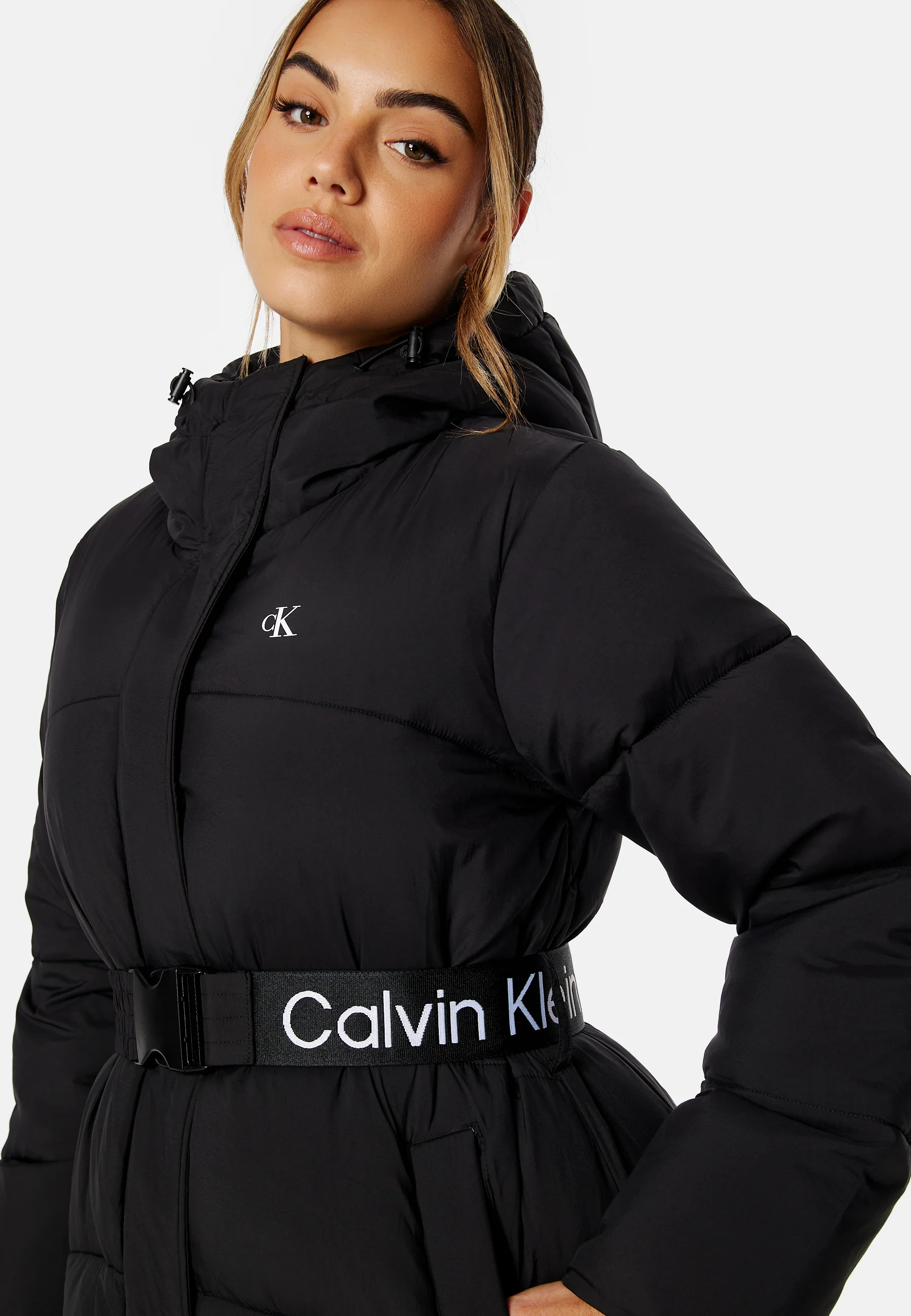 Logo Belt Long Puffer - Image 5