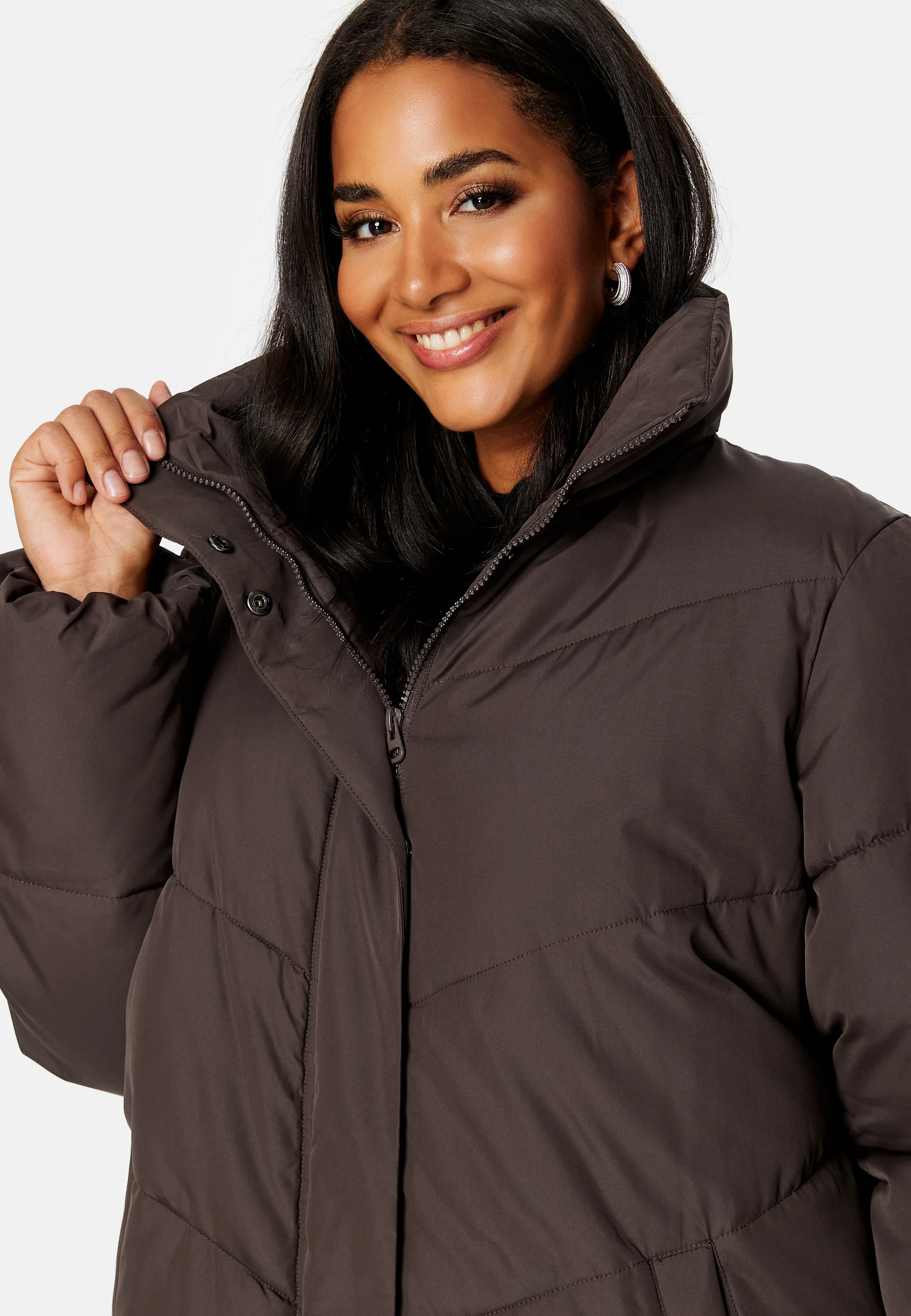 Long Padded Jacket - Image 8