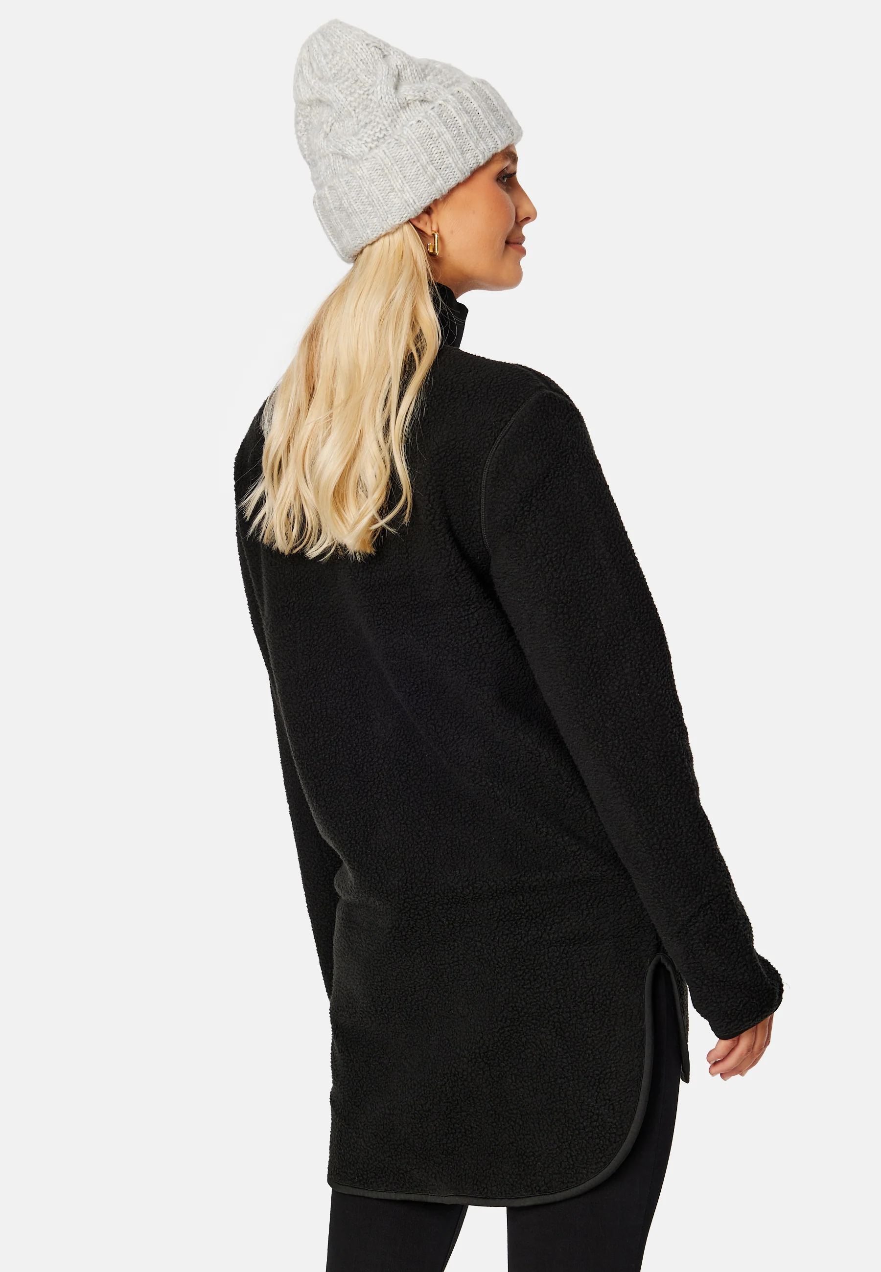 Long Pile Zip Sweat - Image 3