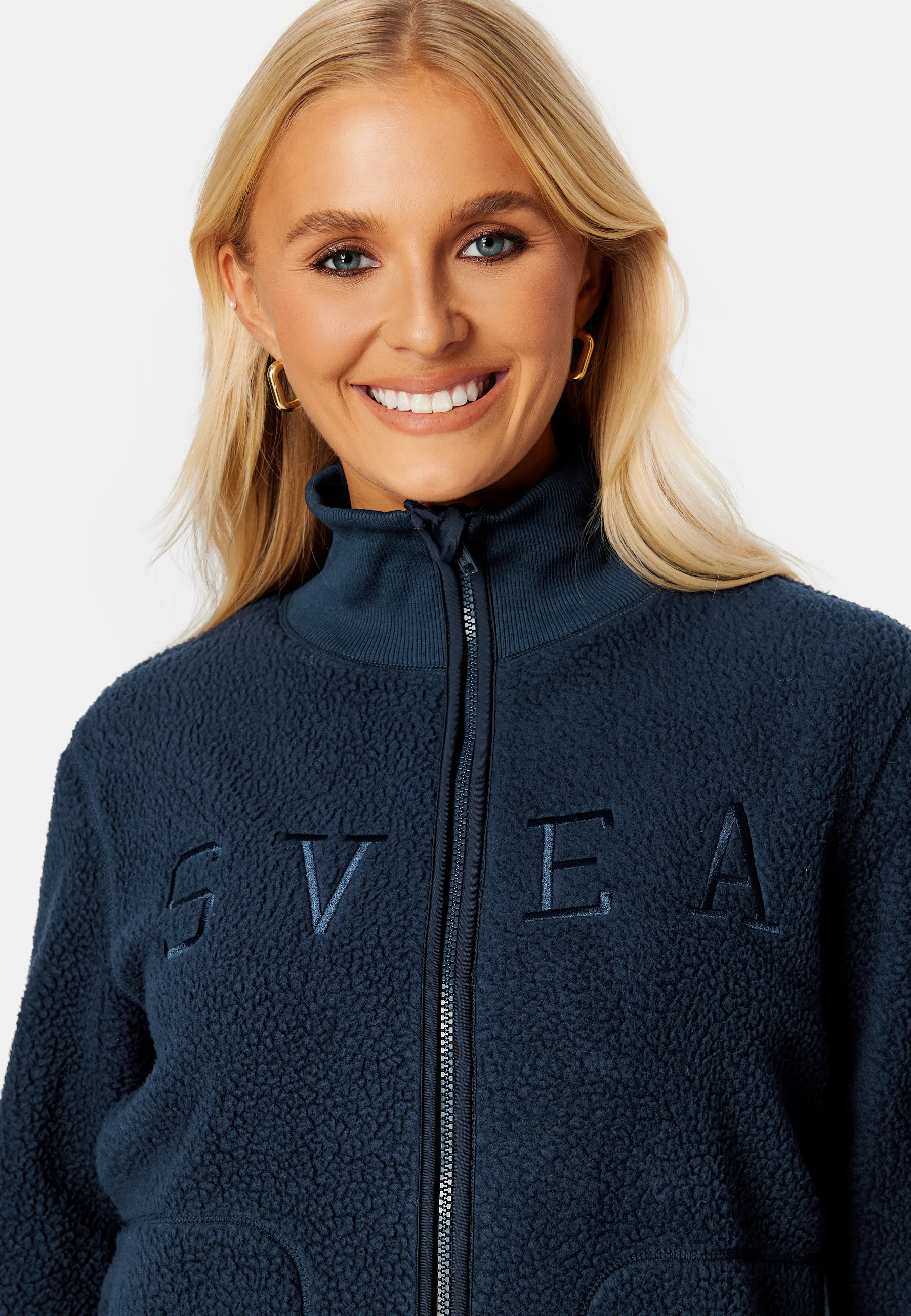 Long Pile Zip Sweat - Image 4
