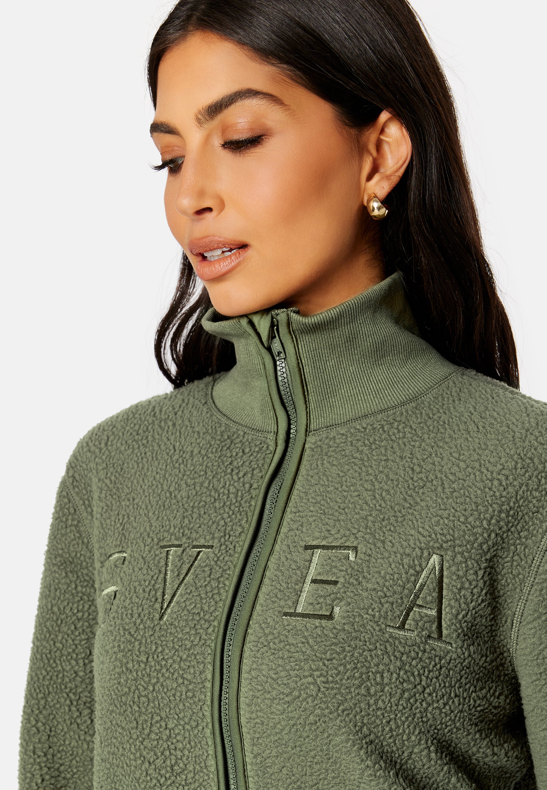 Long Pile Zip Sweat - Image 5