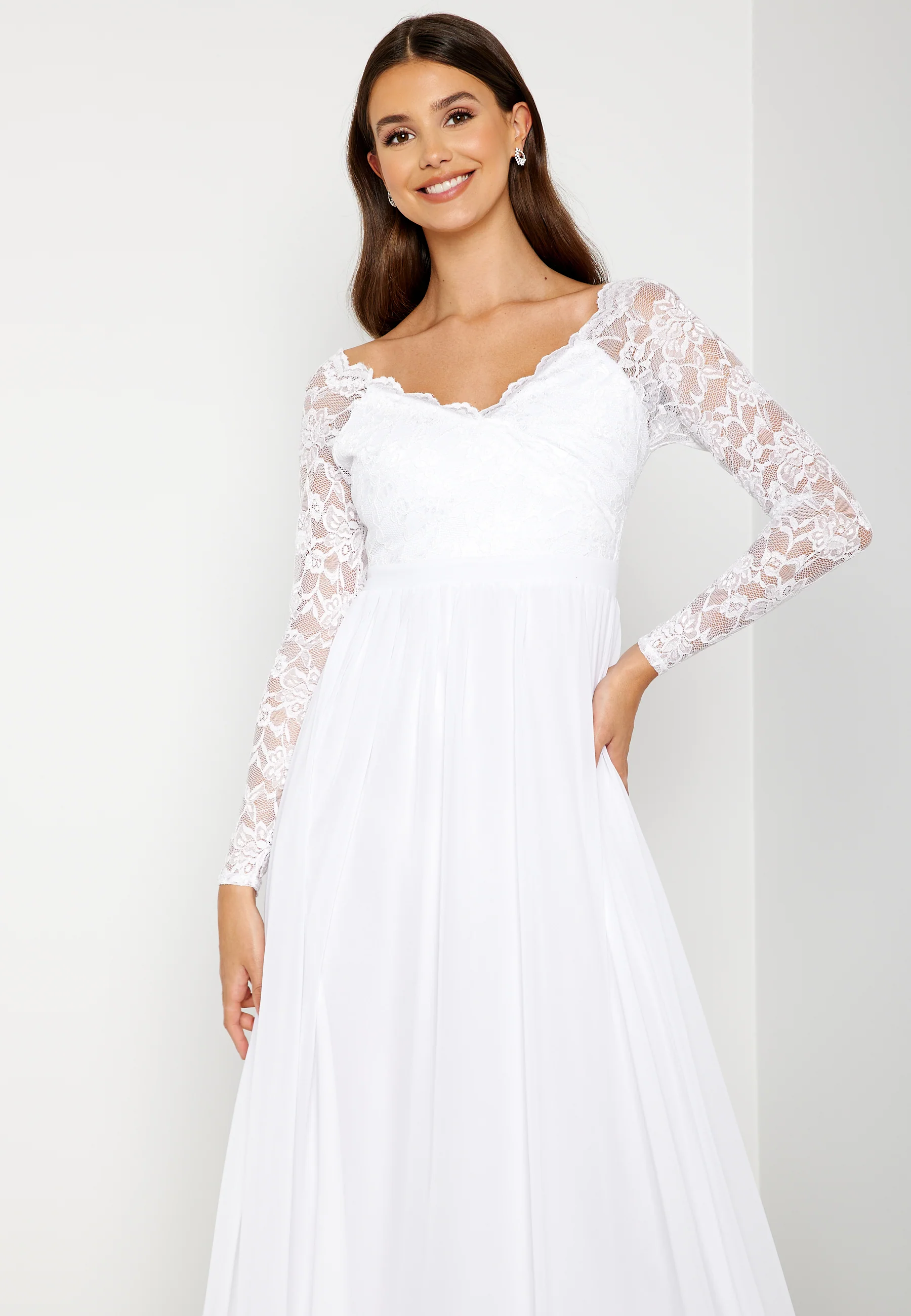 Long Sleeve Floaty Maxi Dress - Image 4