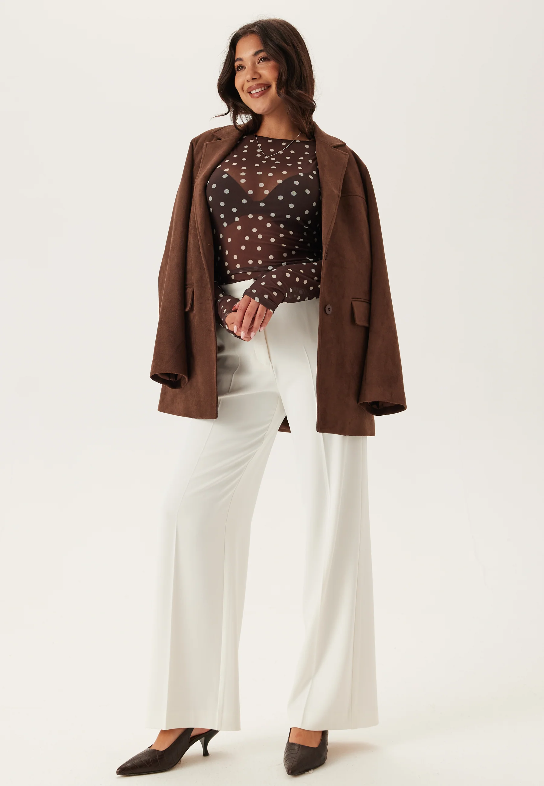 Long Sleeve Mesh Top - Image 4