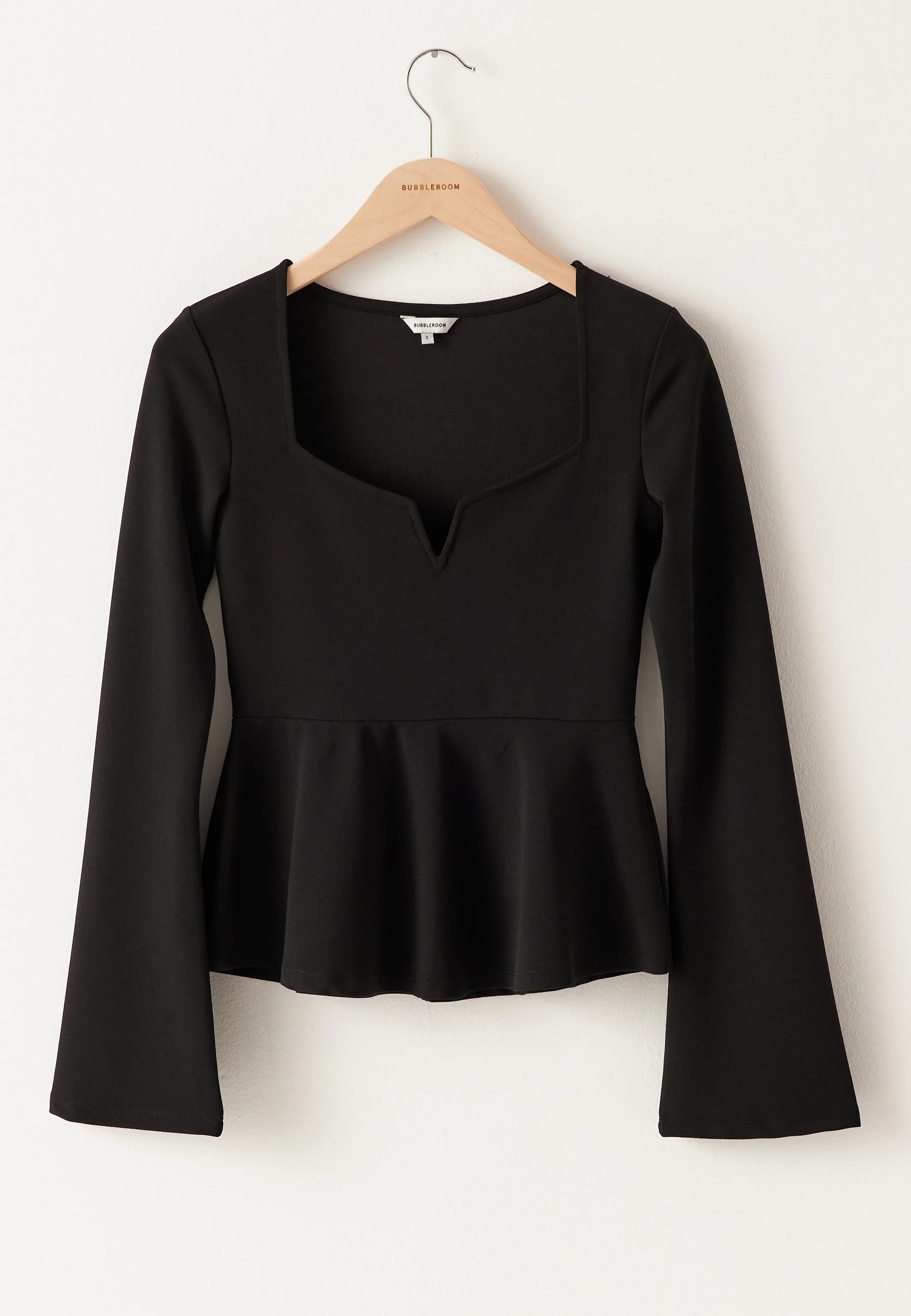 Long Sleeve Peplum Top - Image 9