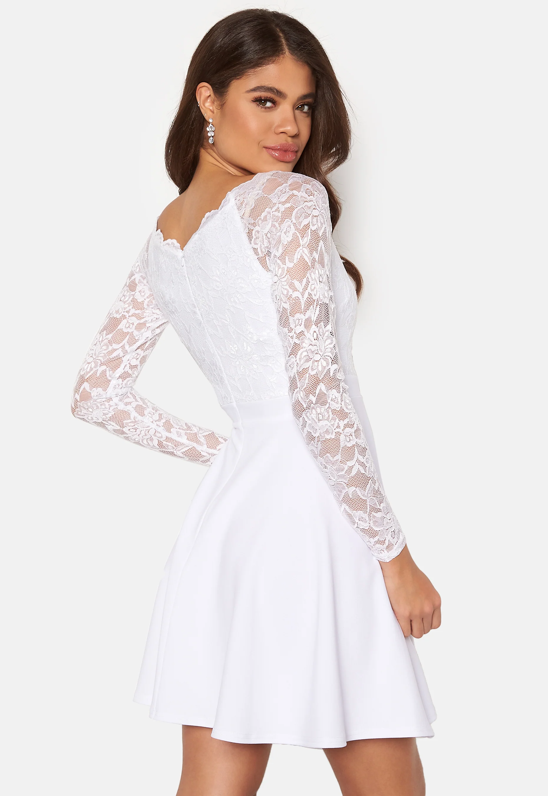 Long Sleeve Skater Dress - Image 2