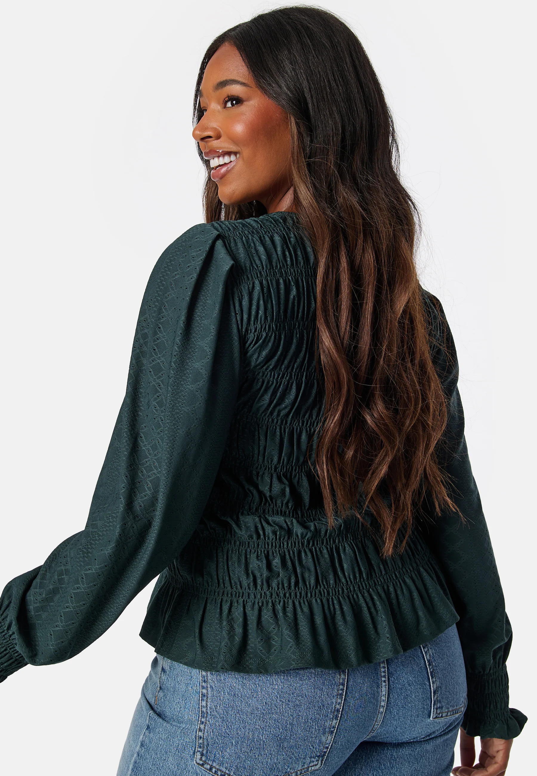 Long Sleeve Smock Top - Image 6