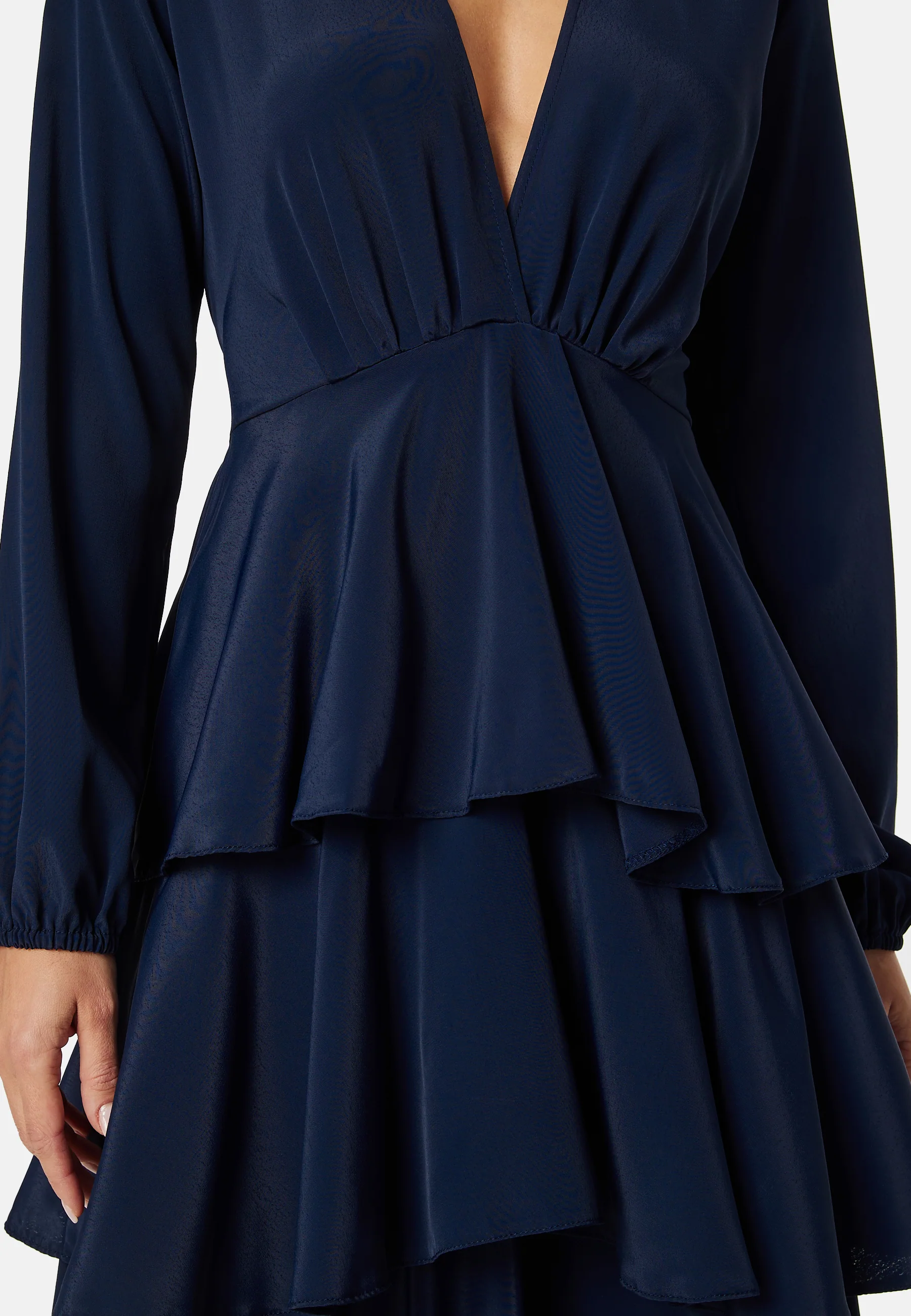 Long Sleeve Tiered Maxi Dress - Image 3
