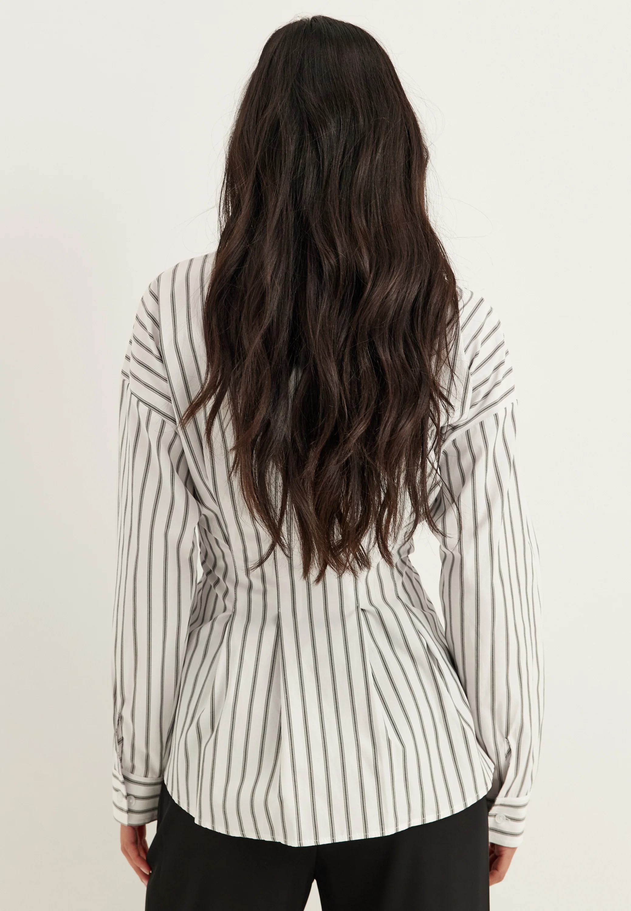 Long Sleeve Waist Shirt - Image 5