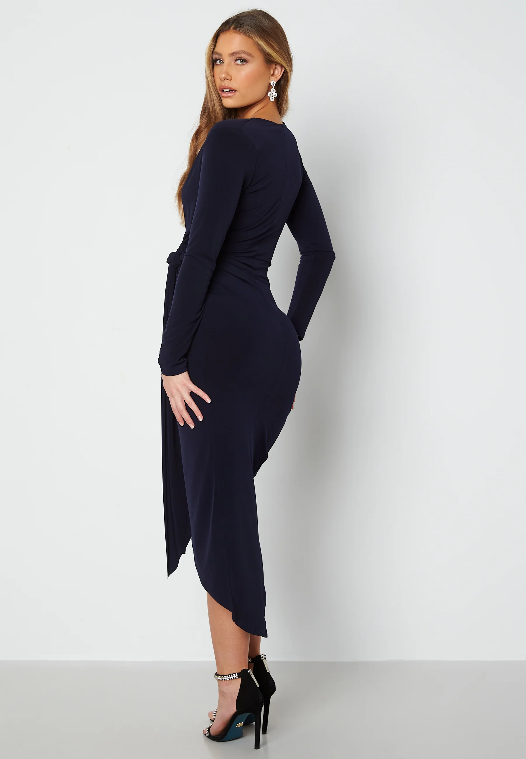 Long Sleeve Wrap Maxi Dress - Image 2