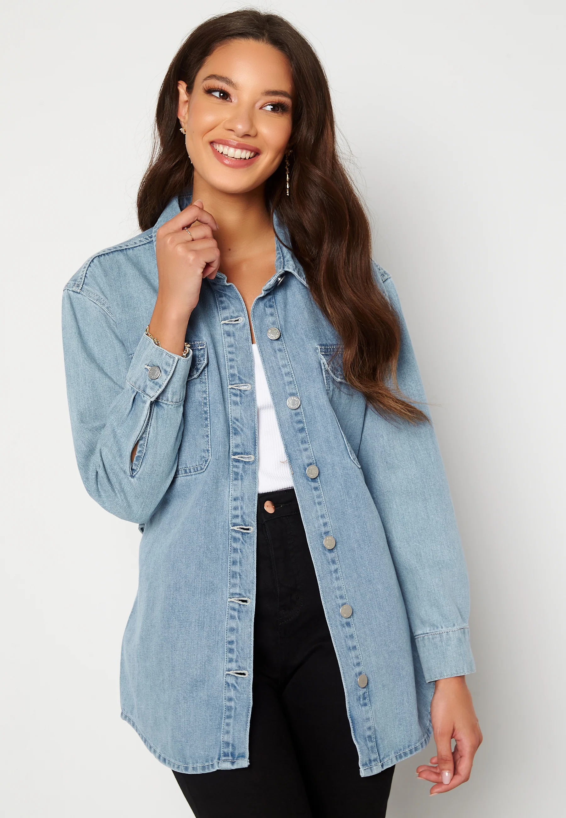 Lori belted denim jacket - Image 2