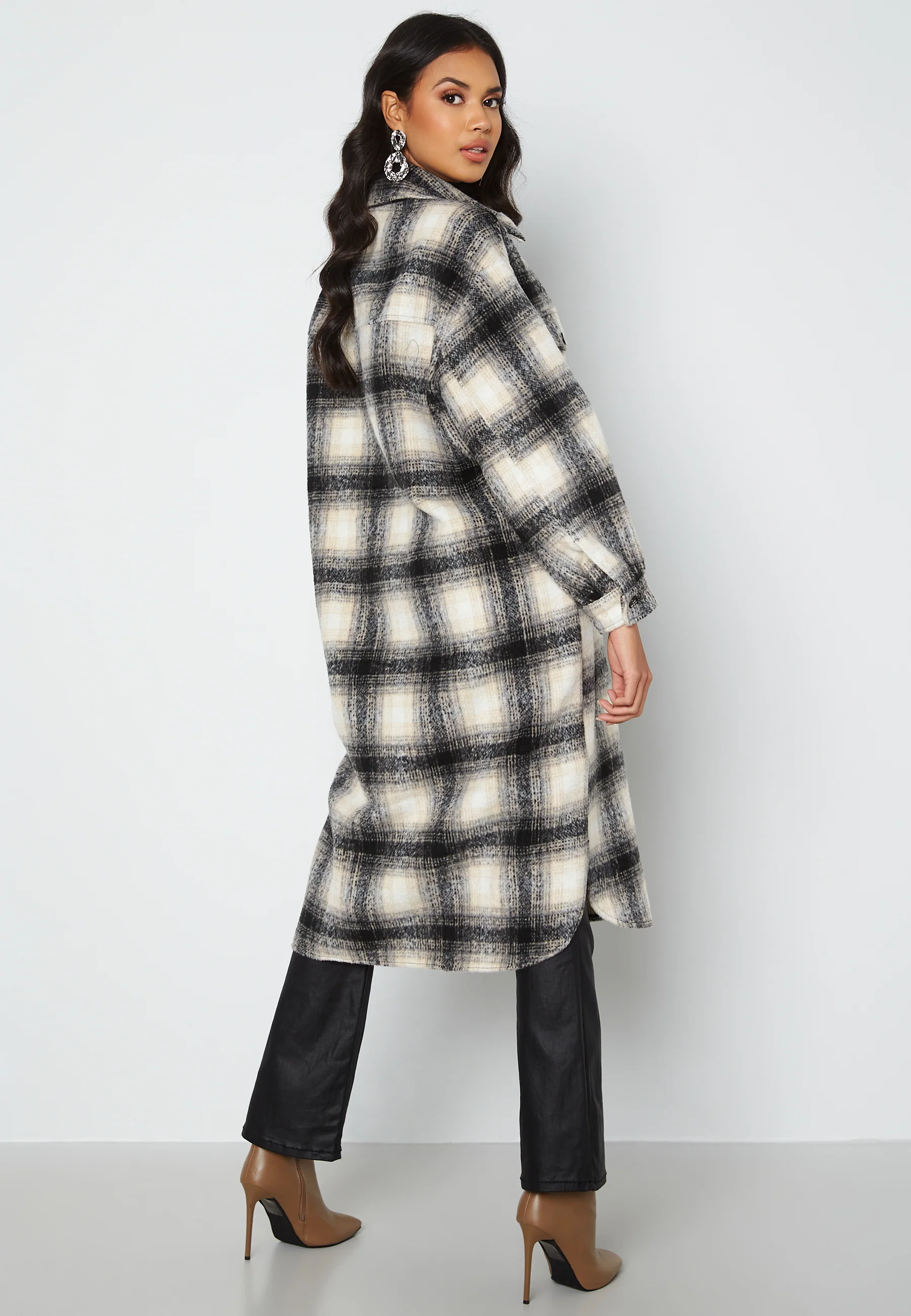 Lou Long Check Shacket - Image 3