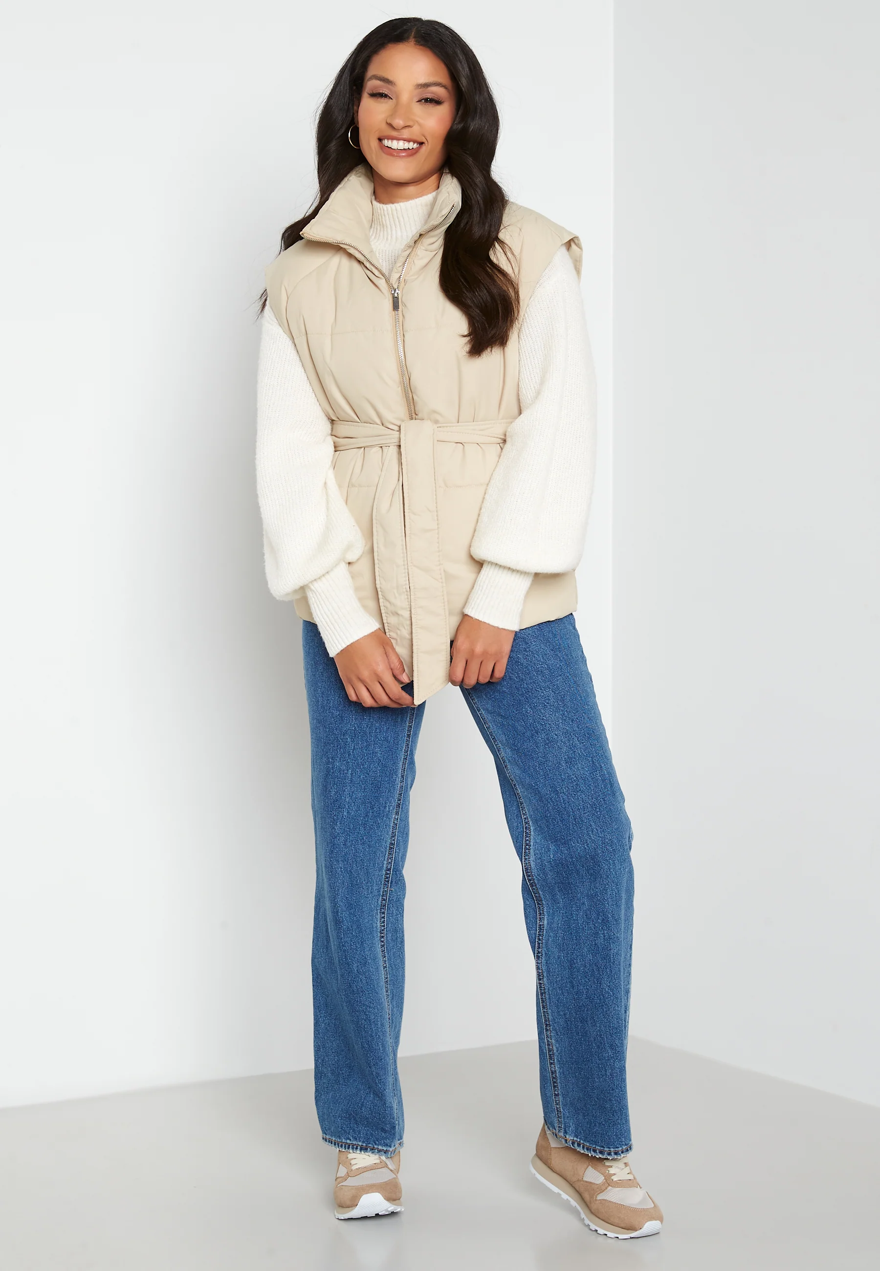 Loui Padded Belt Waistcoat - Image 2