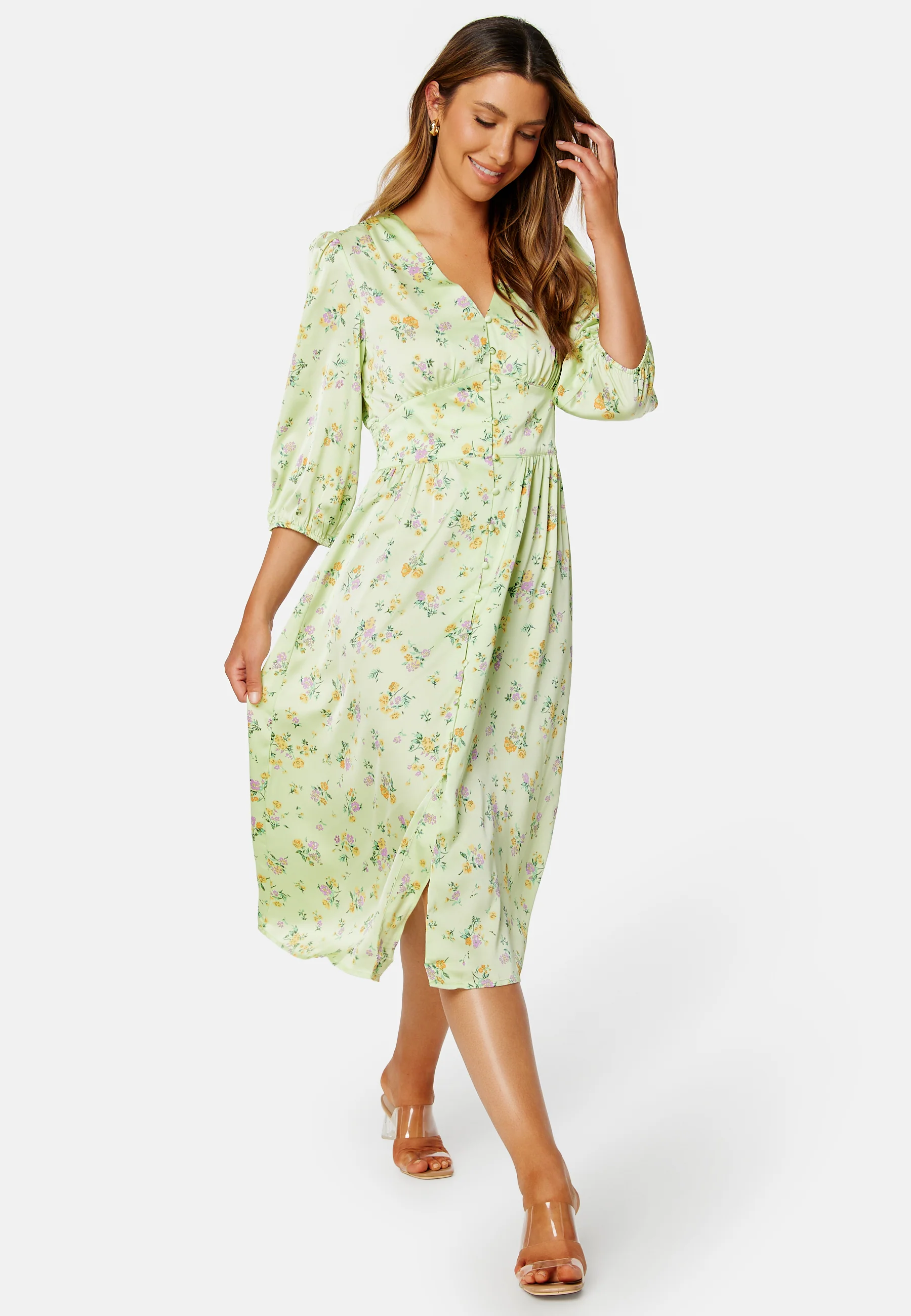 Louis 3/4 Midi Dress - Image 2
