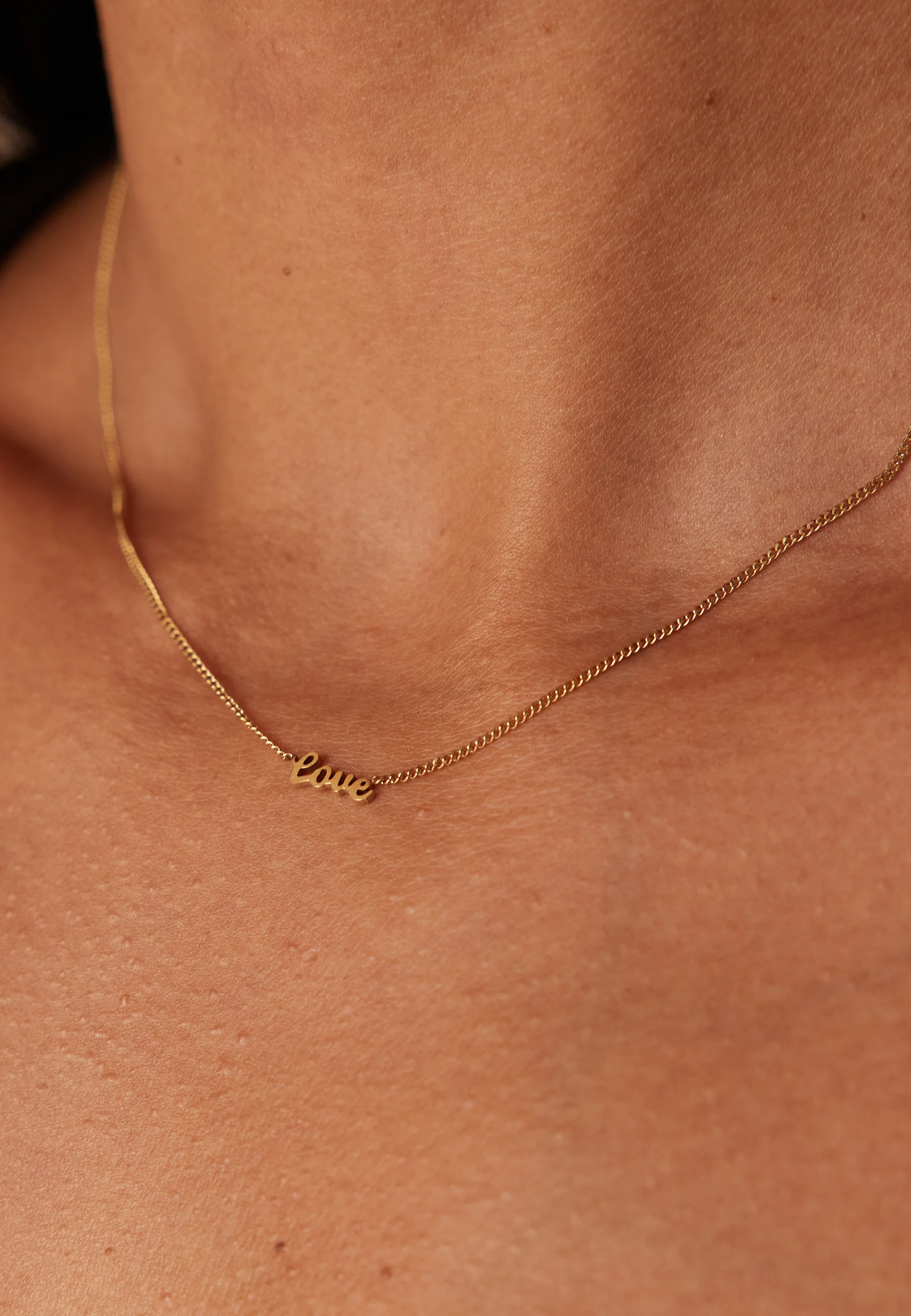 Love Necklace Gold-plated - Image 2