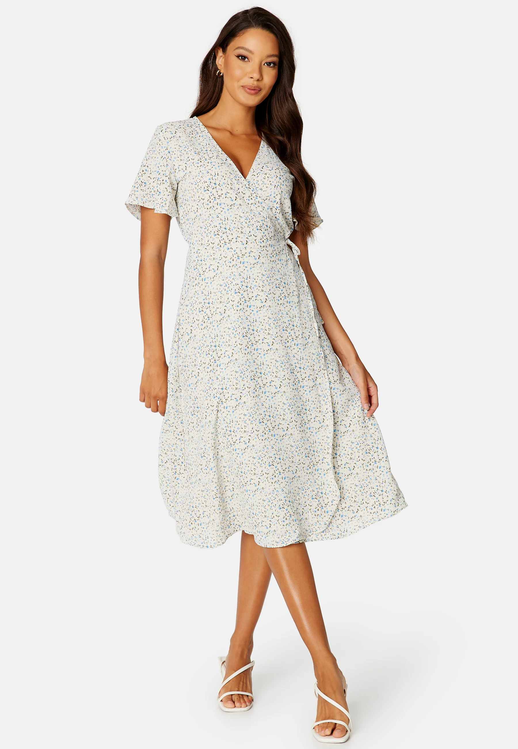 Lovie S/S Wrap Midi Dress