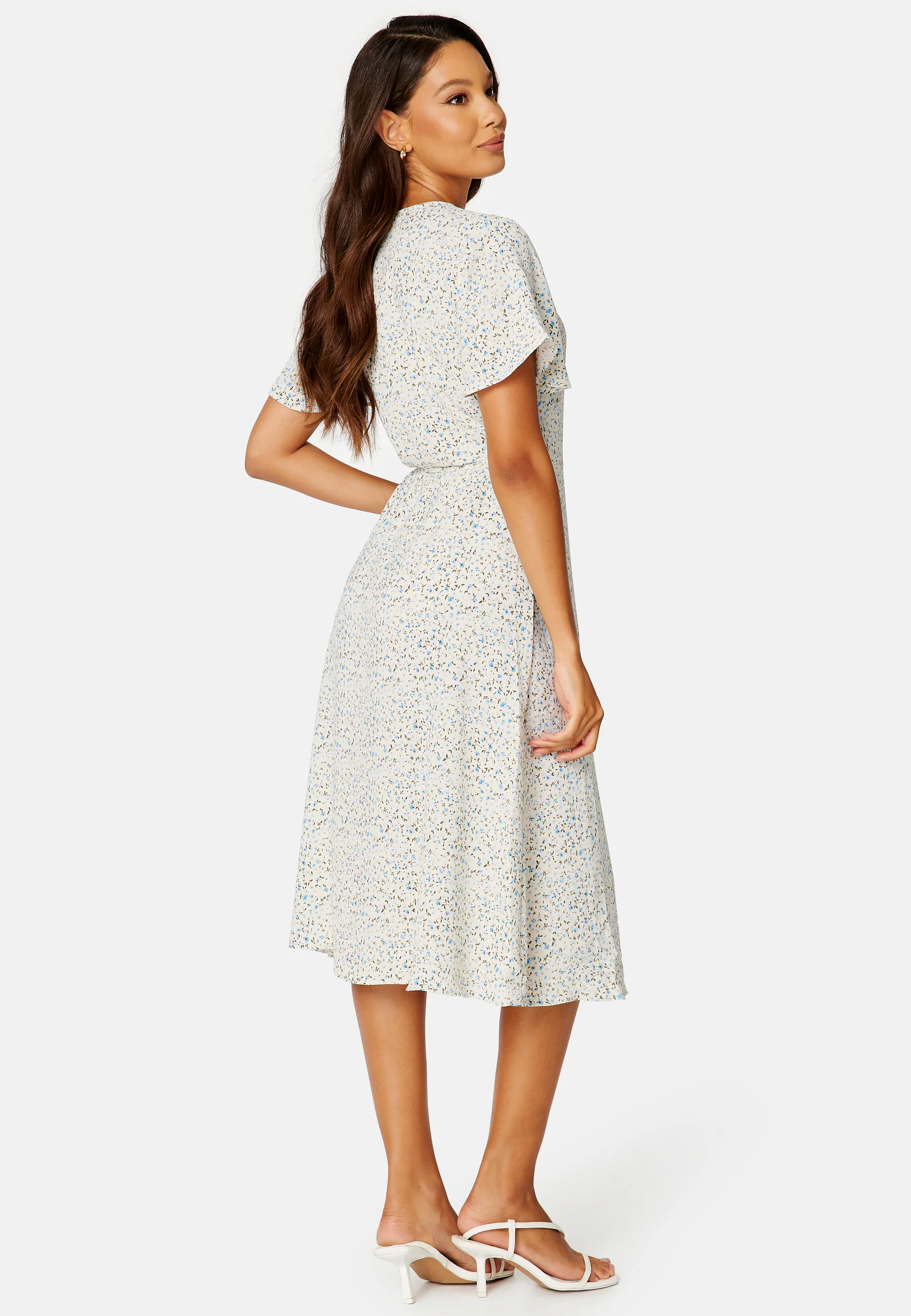 Lovie S/S Wrap Midi Dress - Image 2