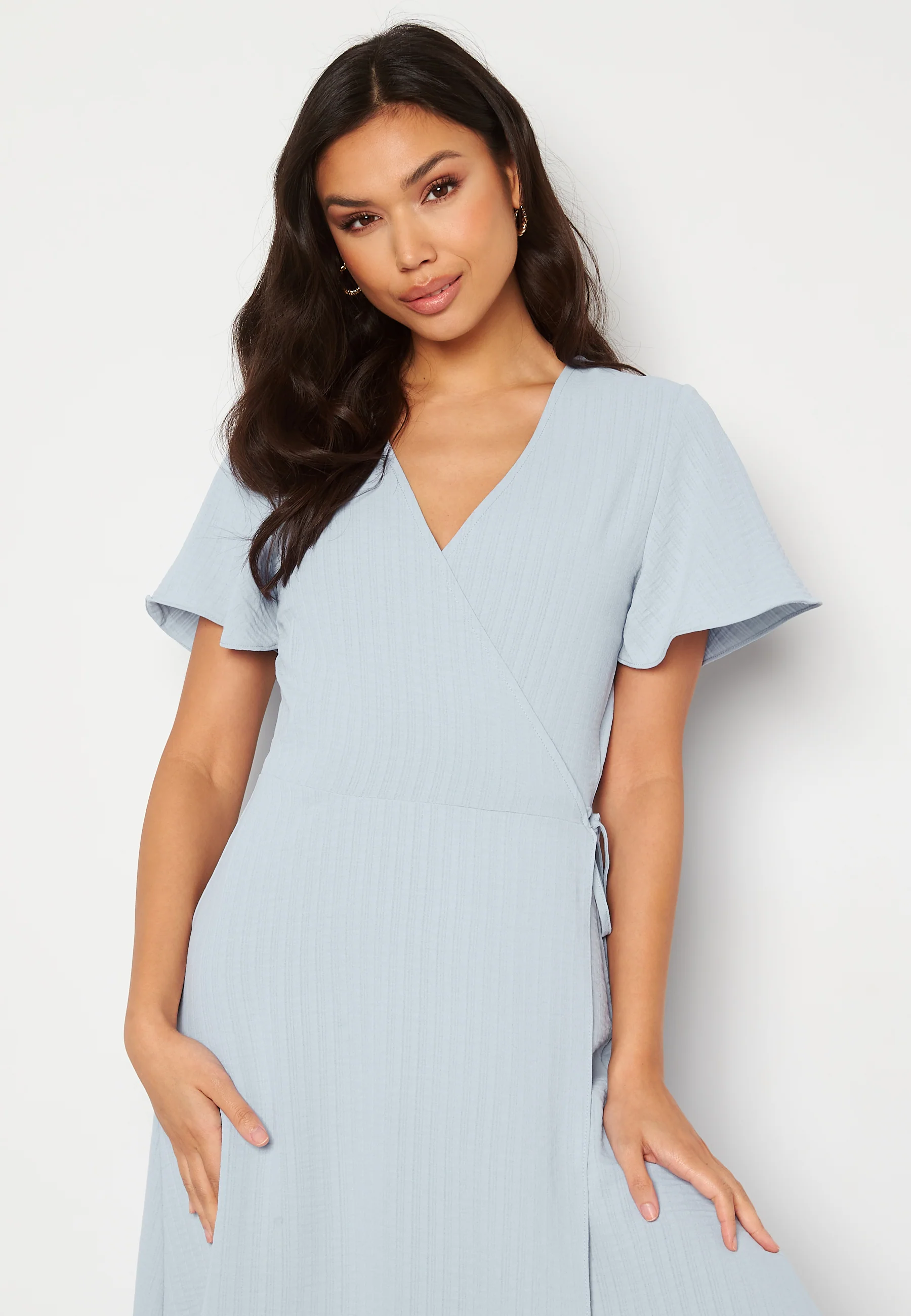 Lovie S/S Wrap Midi Dress - Image 3