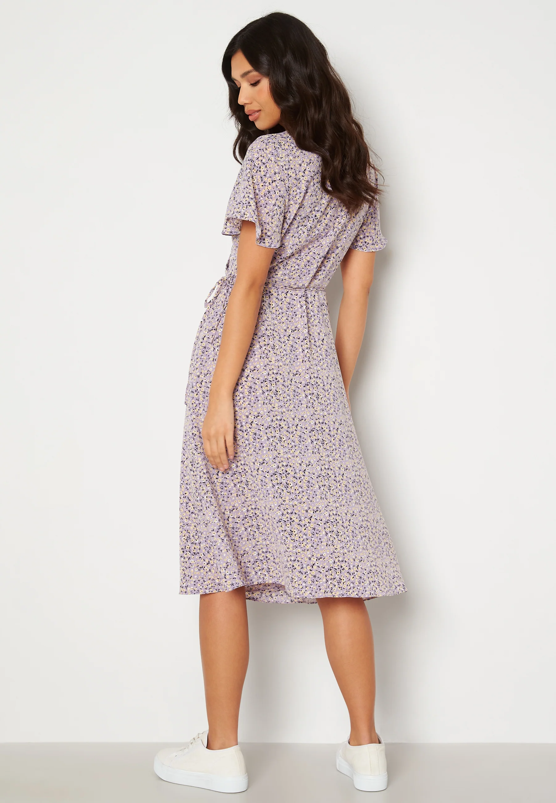 Lovie S/S Wrap Midi Dress - Image 2