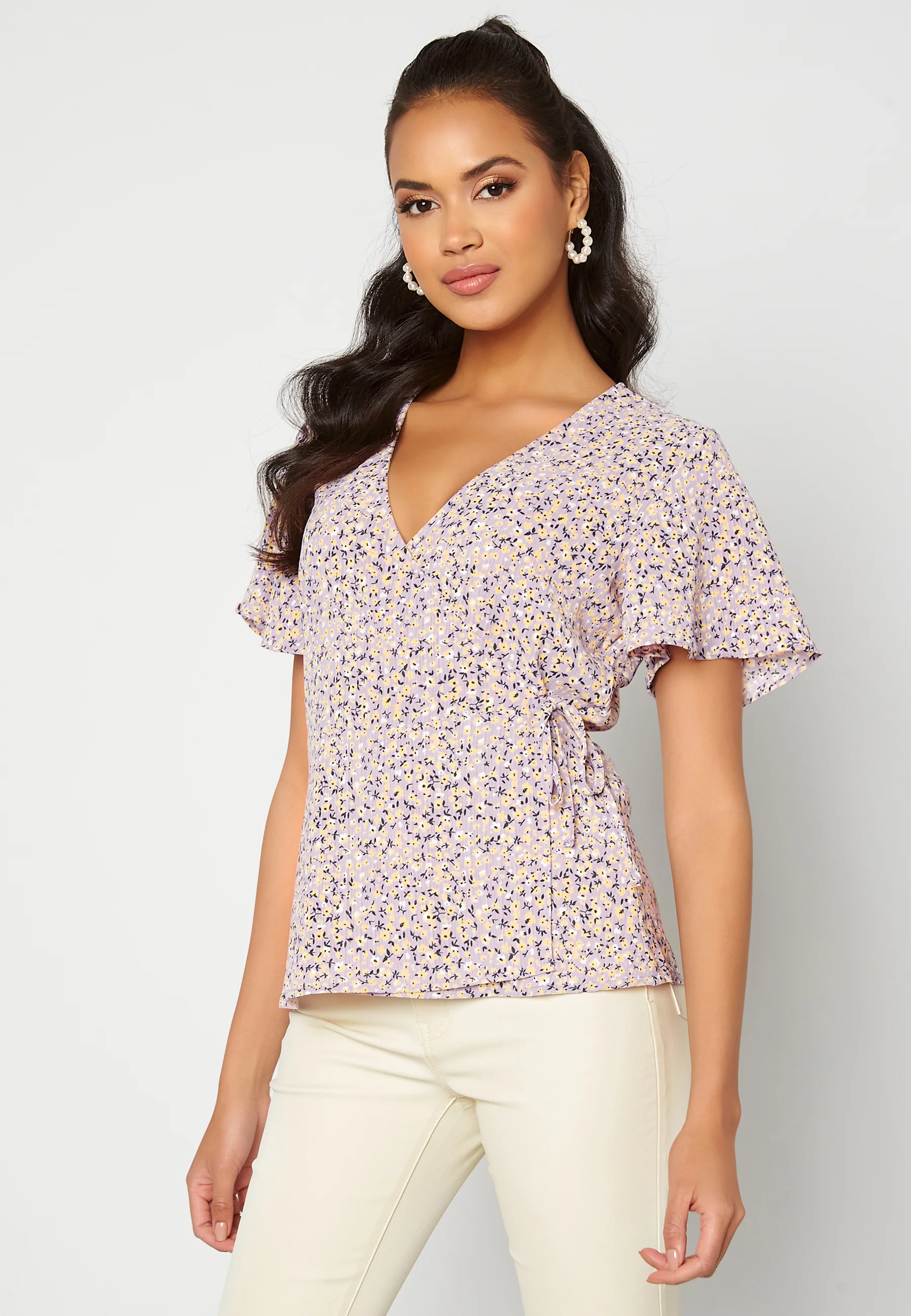 Lovie S/S Wrap Top