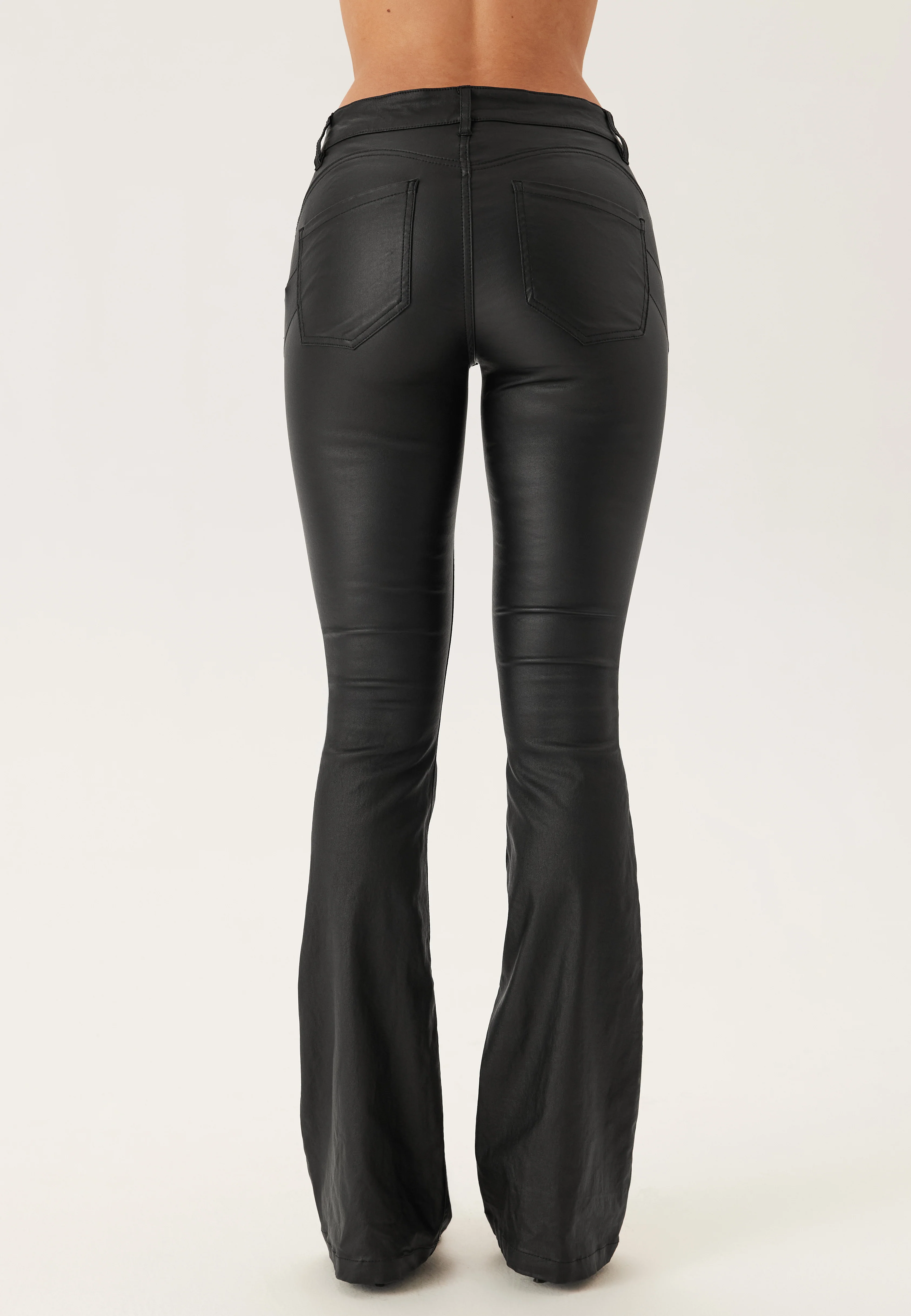 Low Waist Push-up Coated Jeans - Image 6