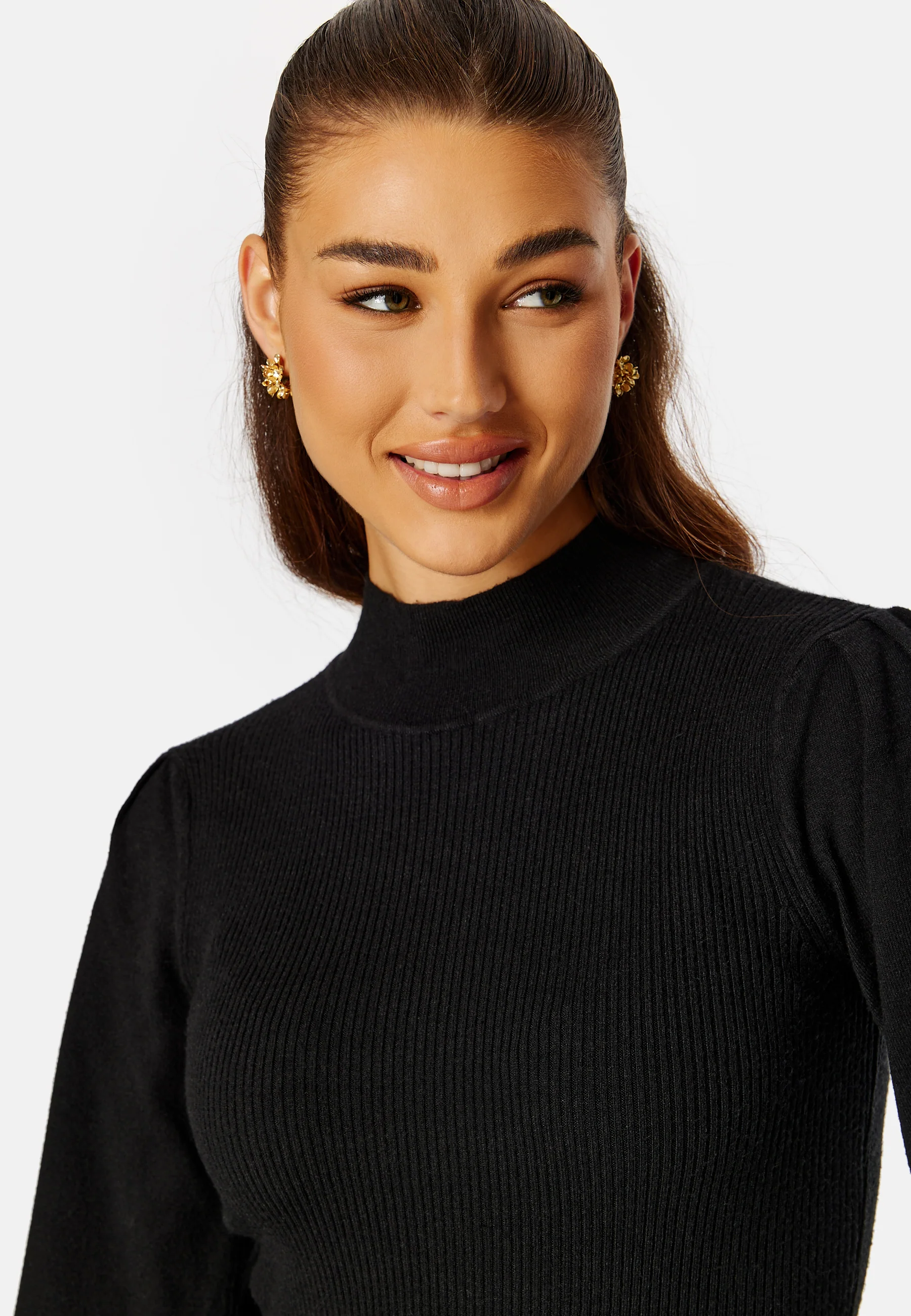 Luciana L/S High Neck Knit Dress - Image 4