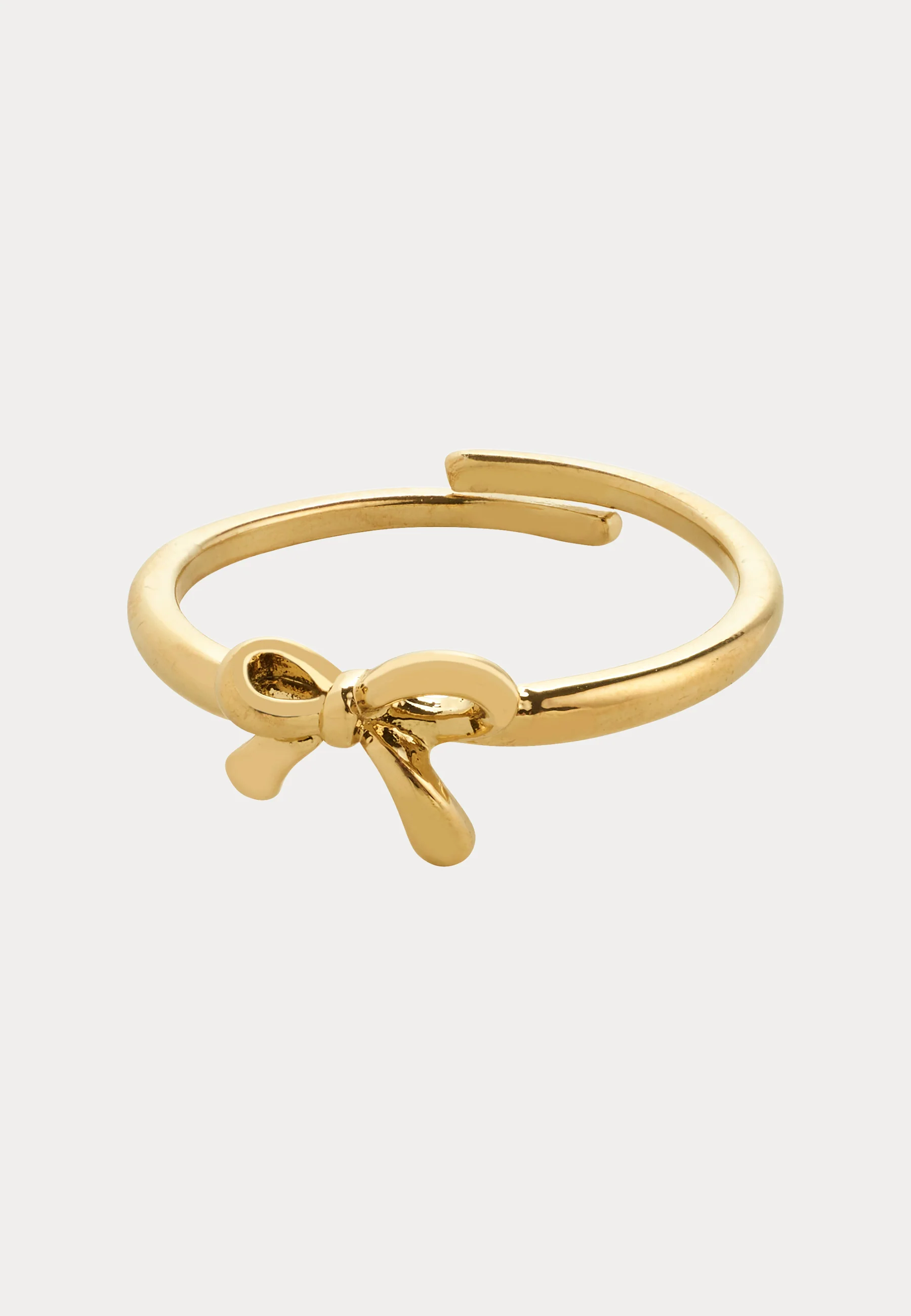 Lulu Bow Stack Ring Gold-plate - Image 3