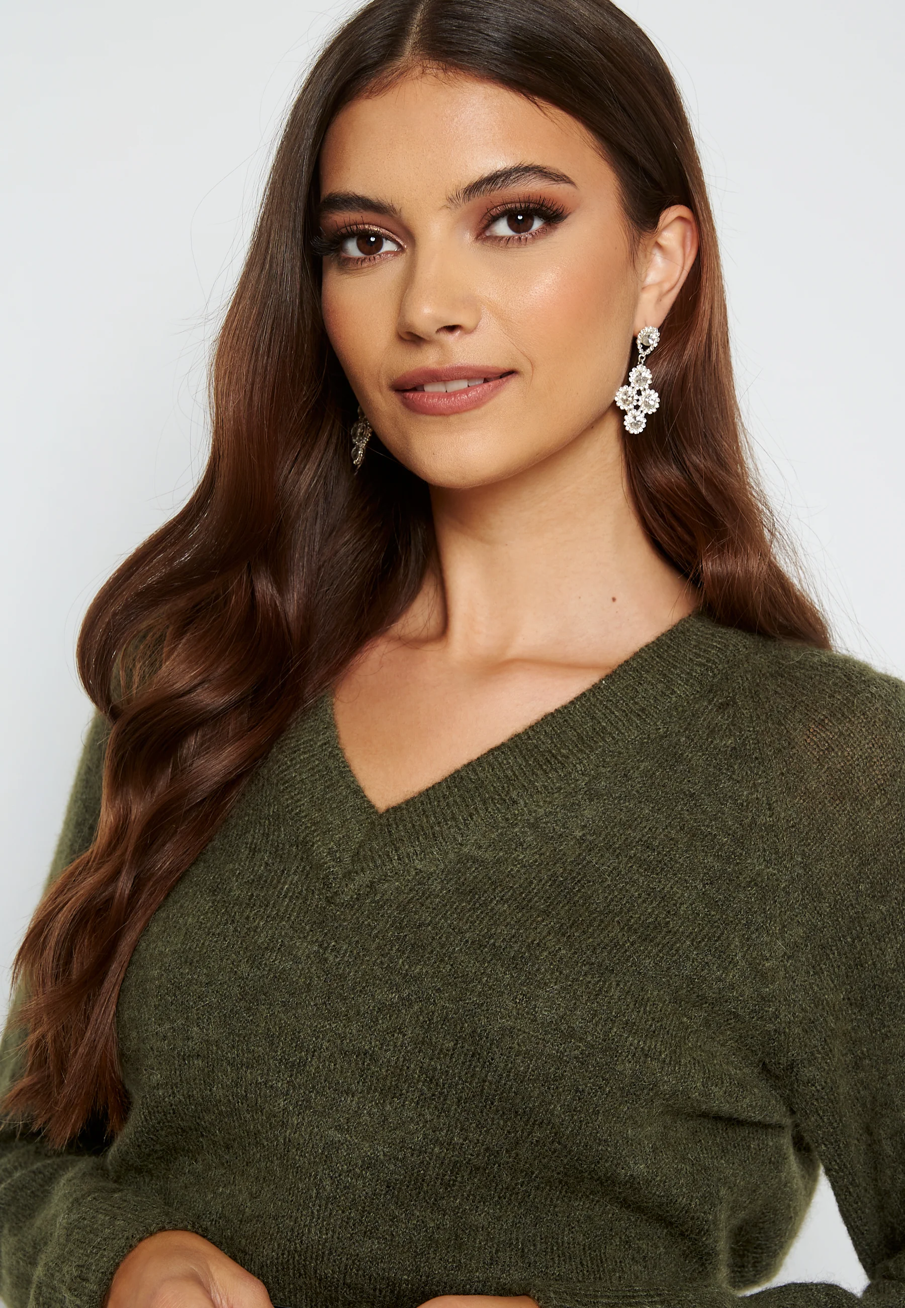 Lulu LS Knit V-Neck - Image 4