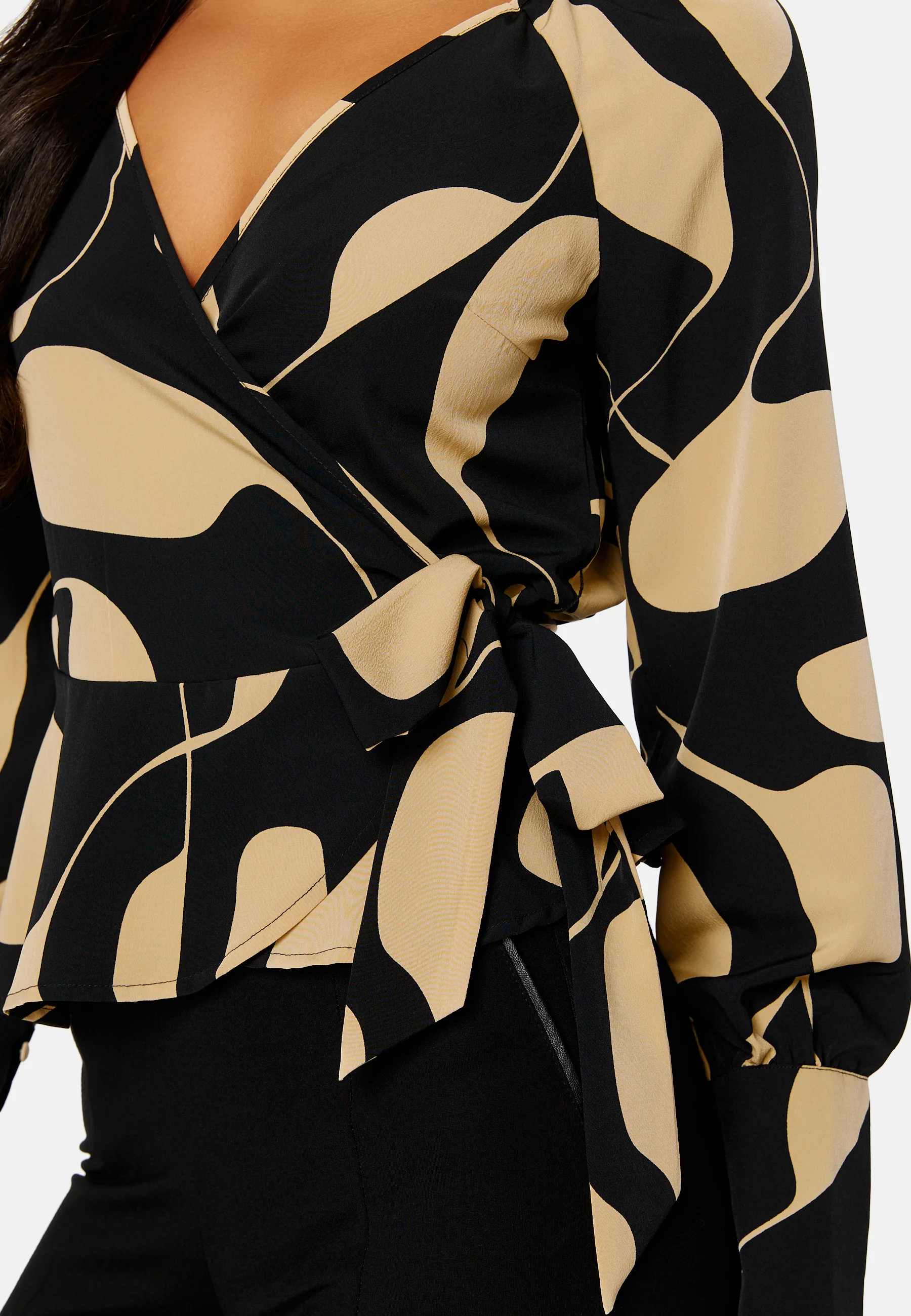 Lydia LS Wrap Top - Image 4