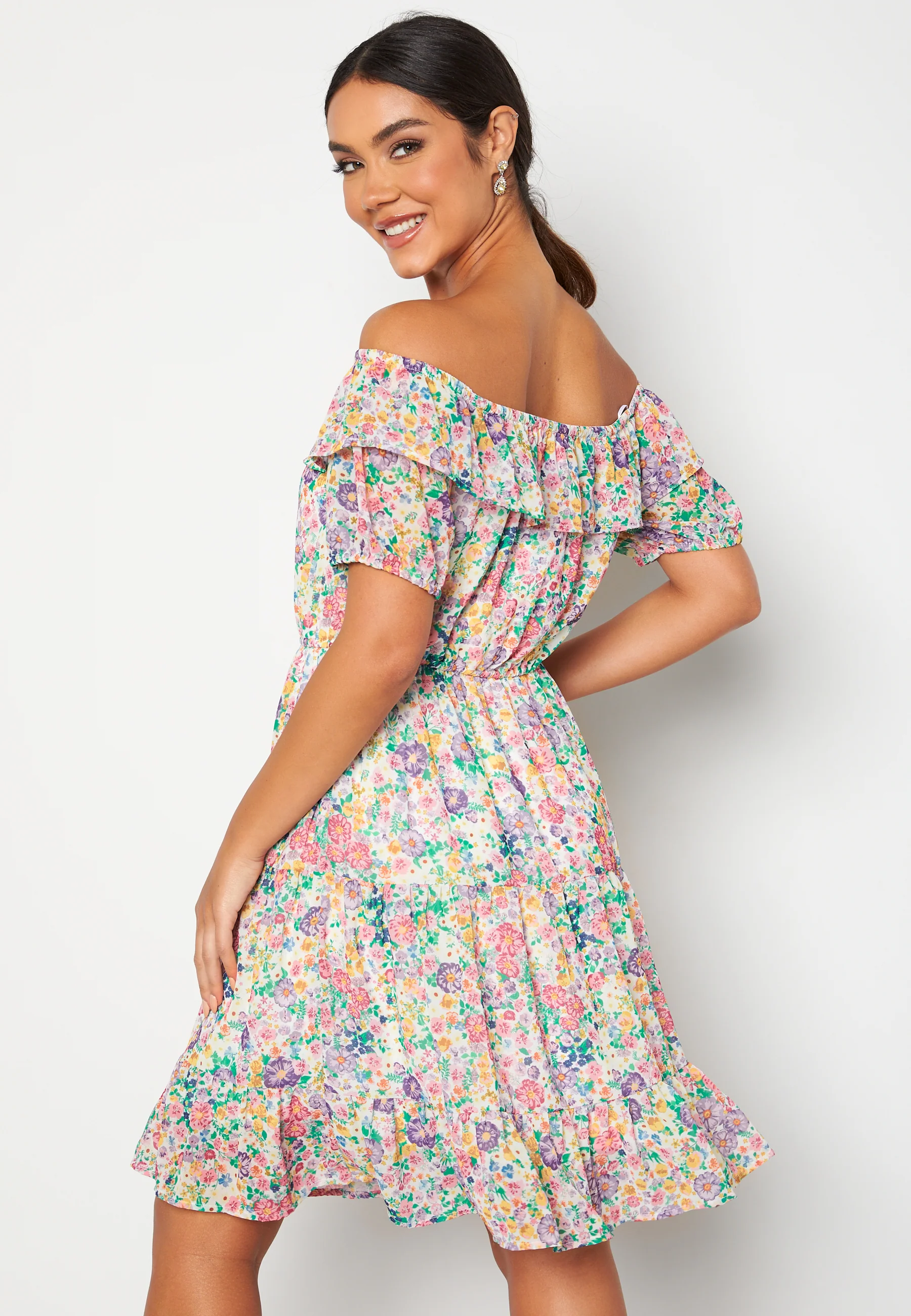 Madison Offshoulder S/S Dress - Image 3