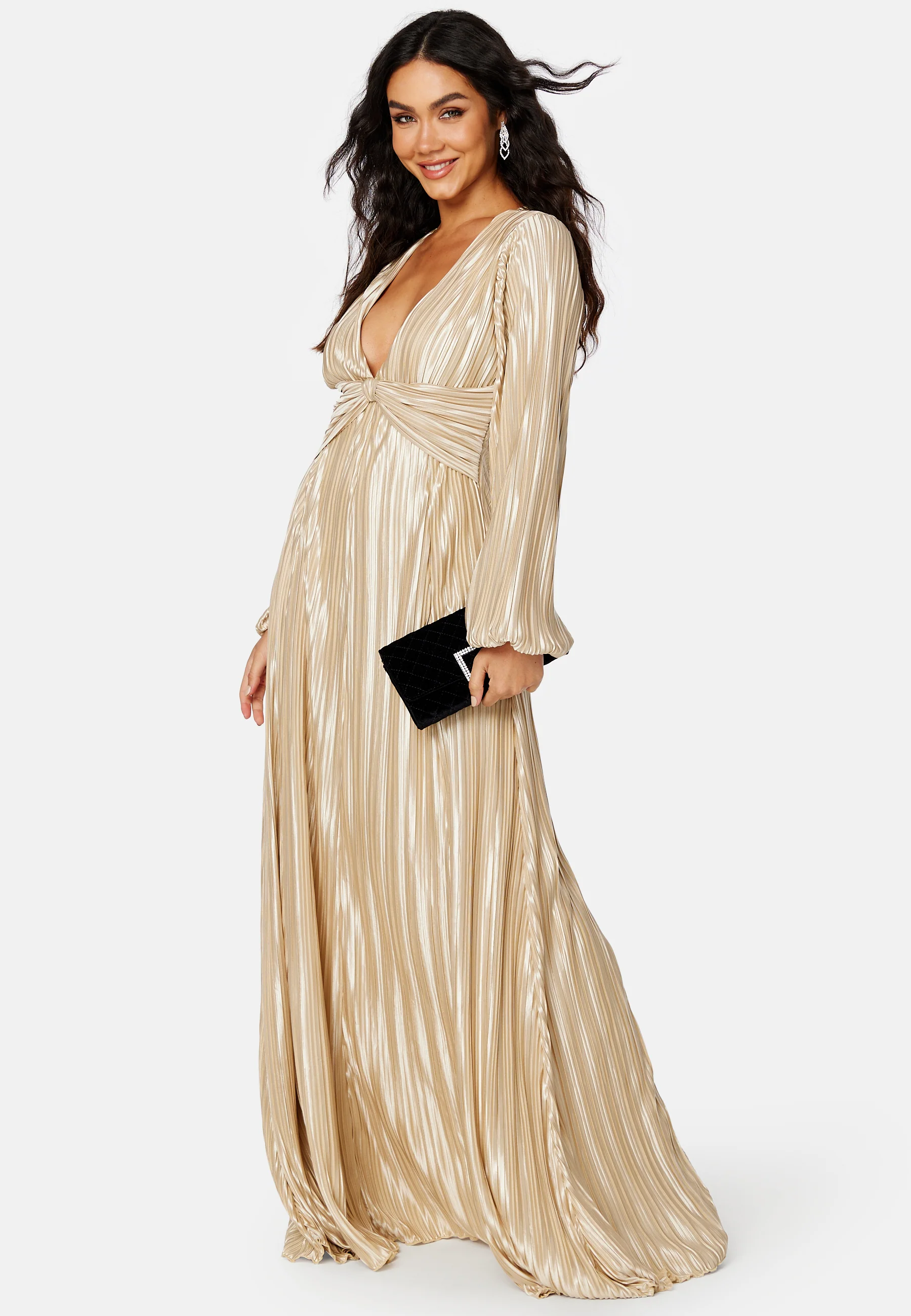 Mae Pleated Gown