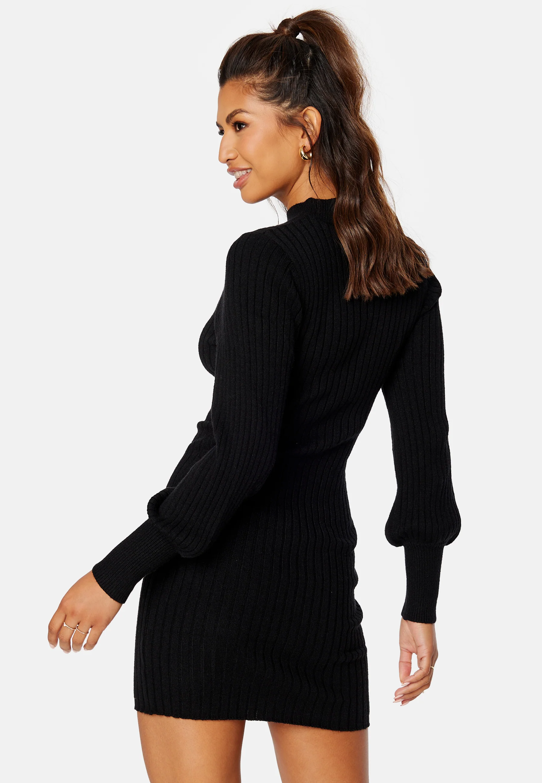 Magda L/S Volume Sleeve Dress - Image 3