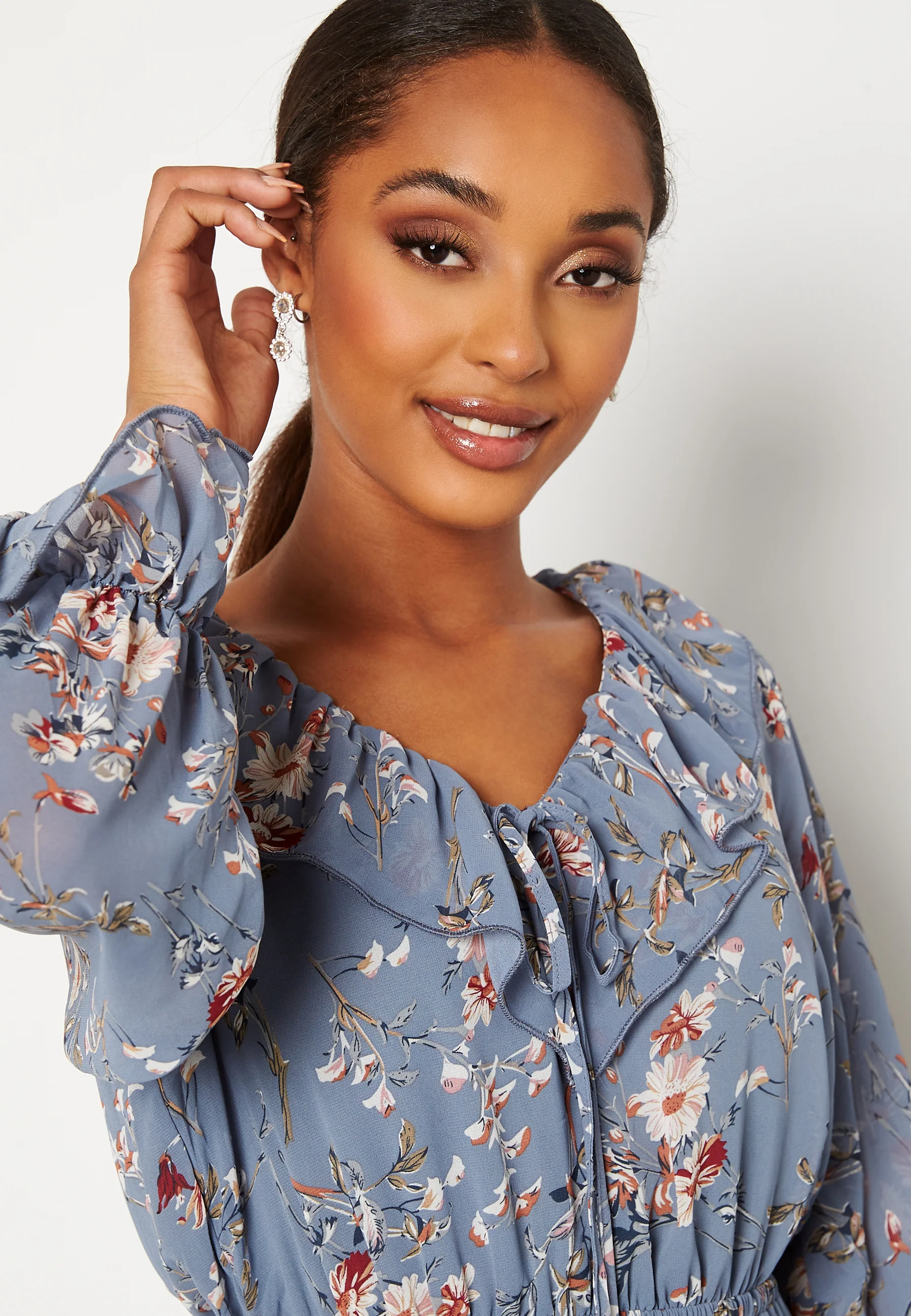 Maisie L/S Frill Dress - Image 4
