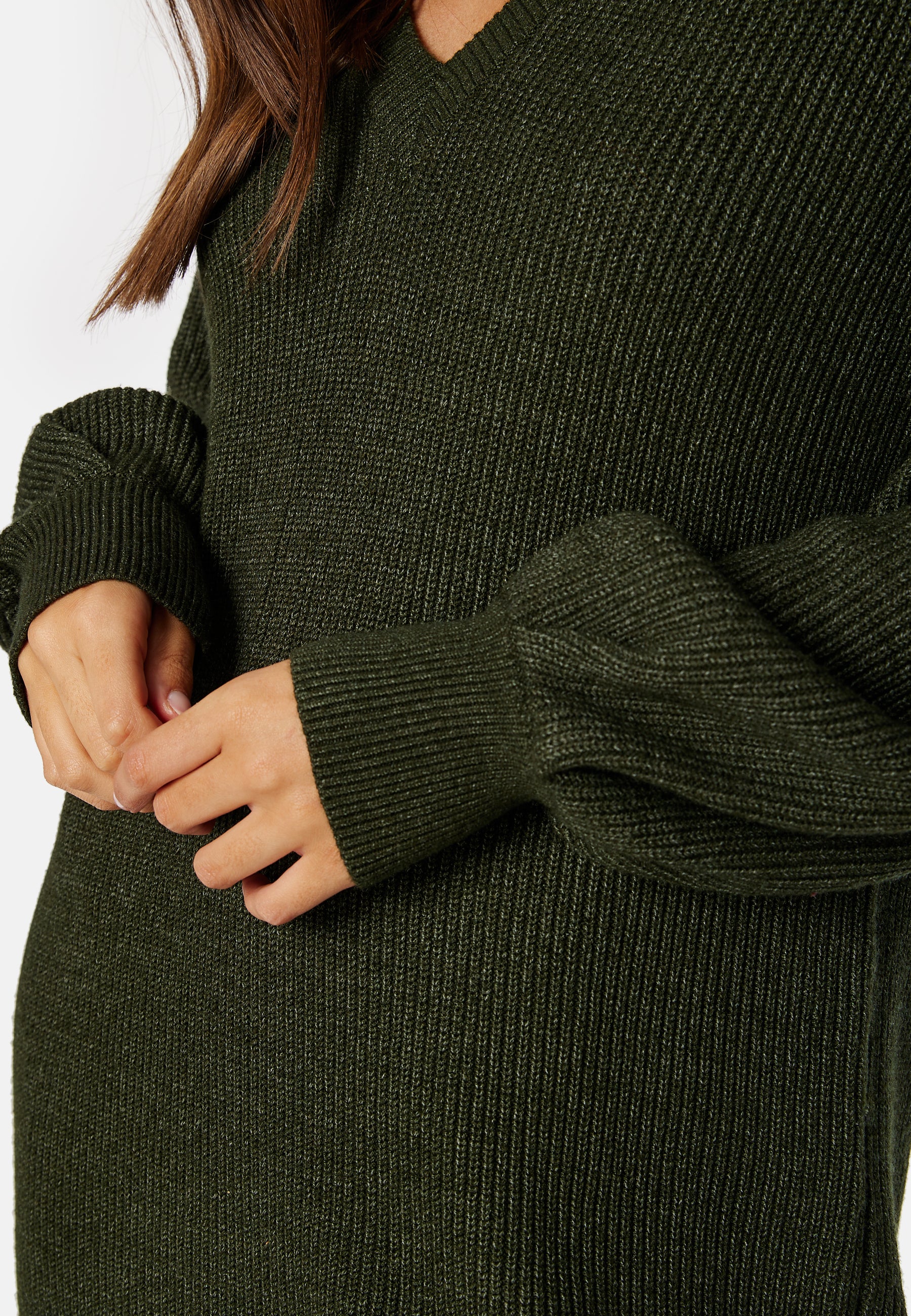 Malena L/S knit dress - Image 4