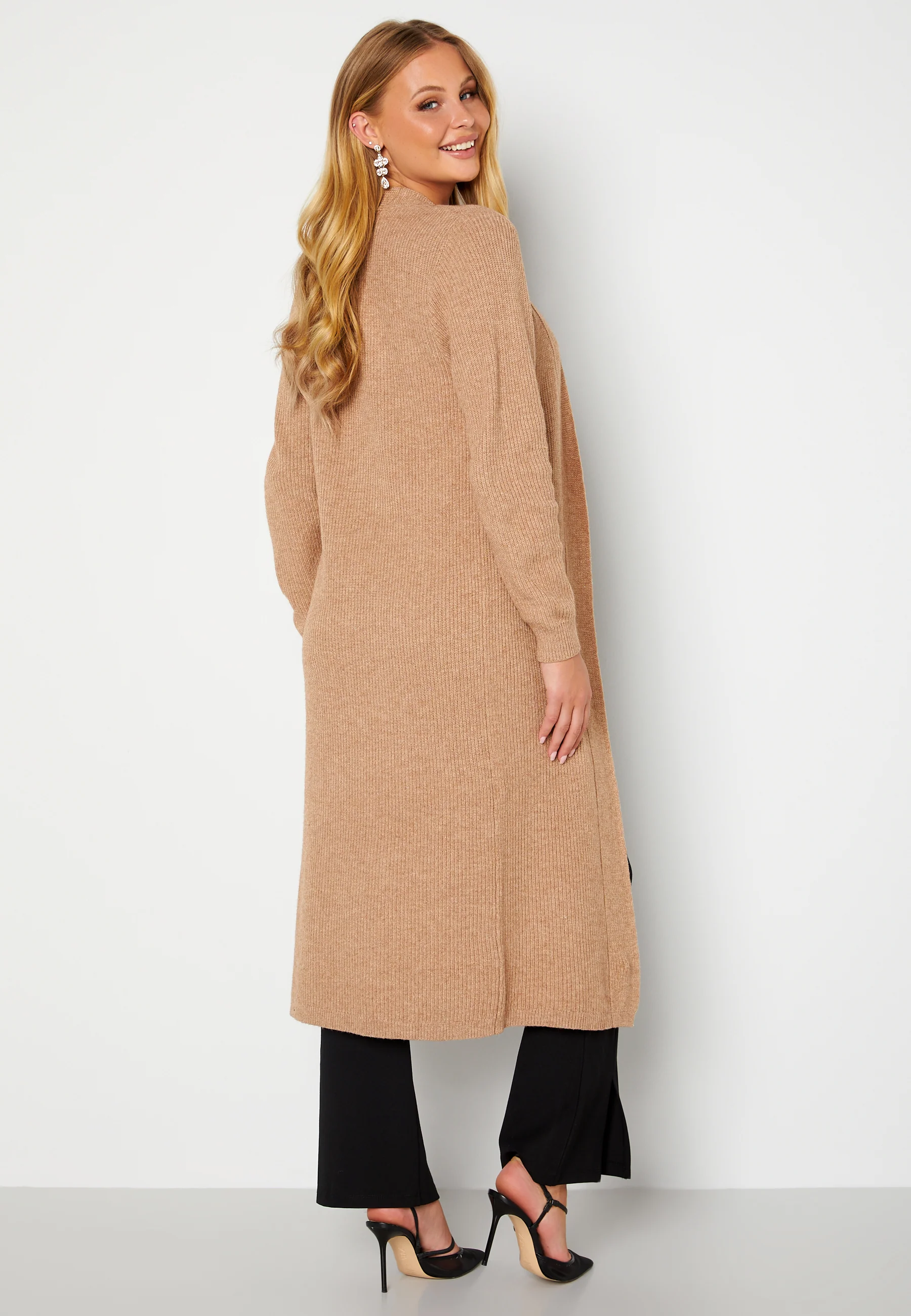Malena L/S knit long cardigan - Image 2