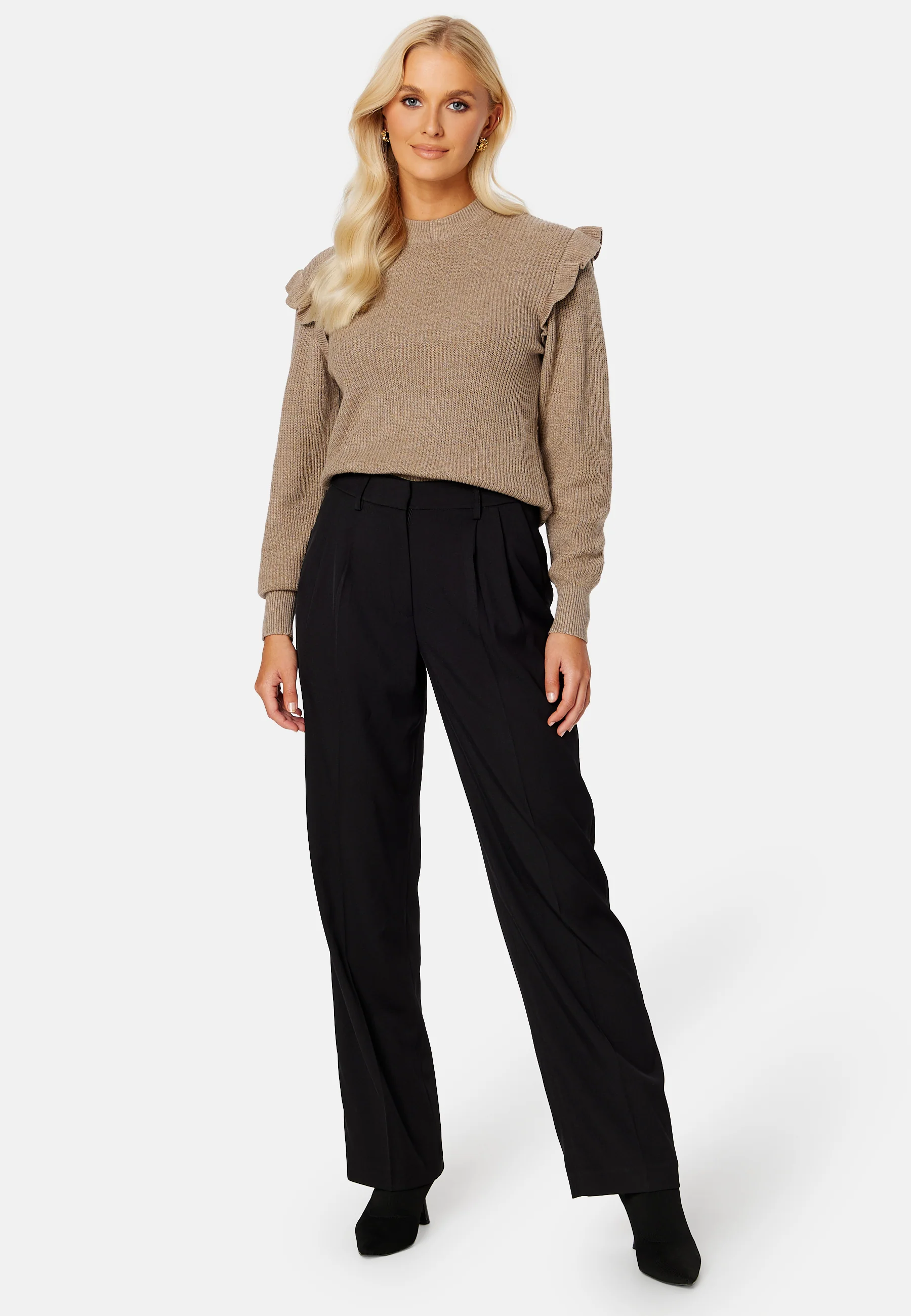 Malena L/S Ruffle Pullover - Image 3