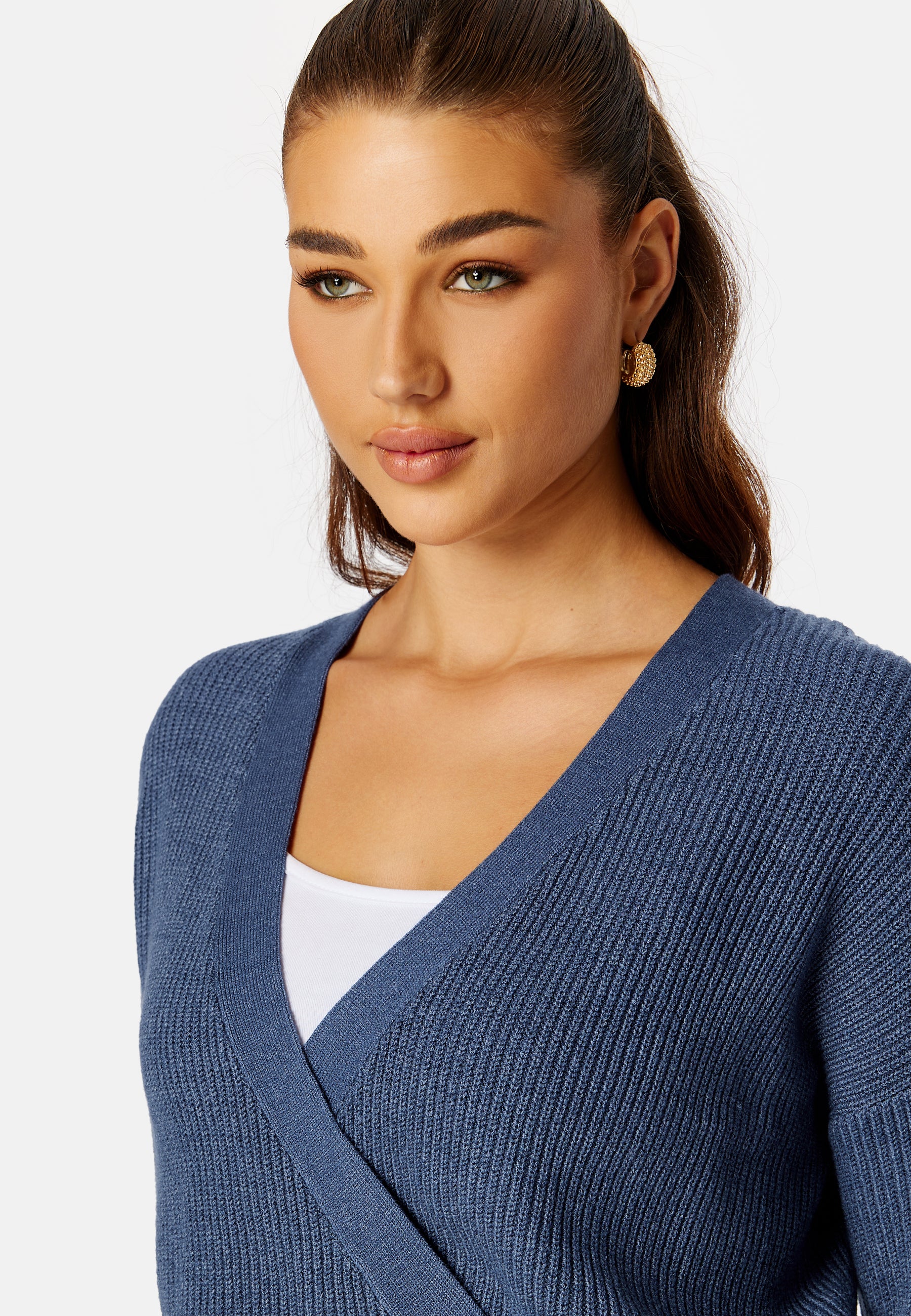 Malena L/S Wrap Cardigan - Image 4