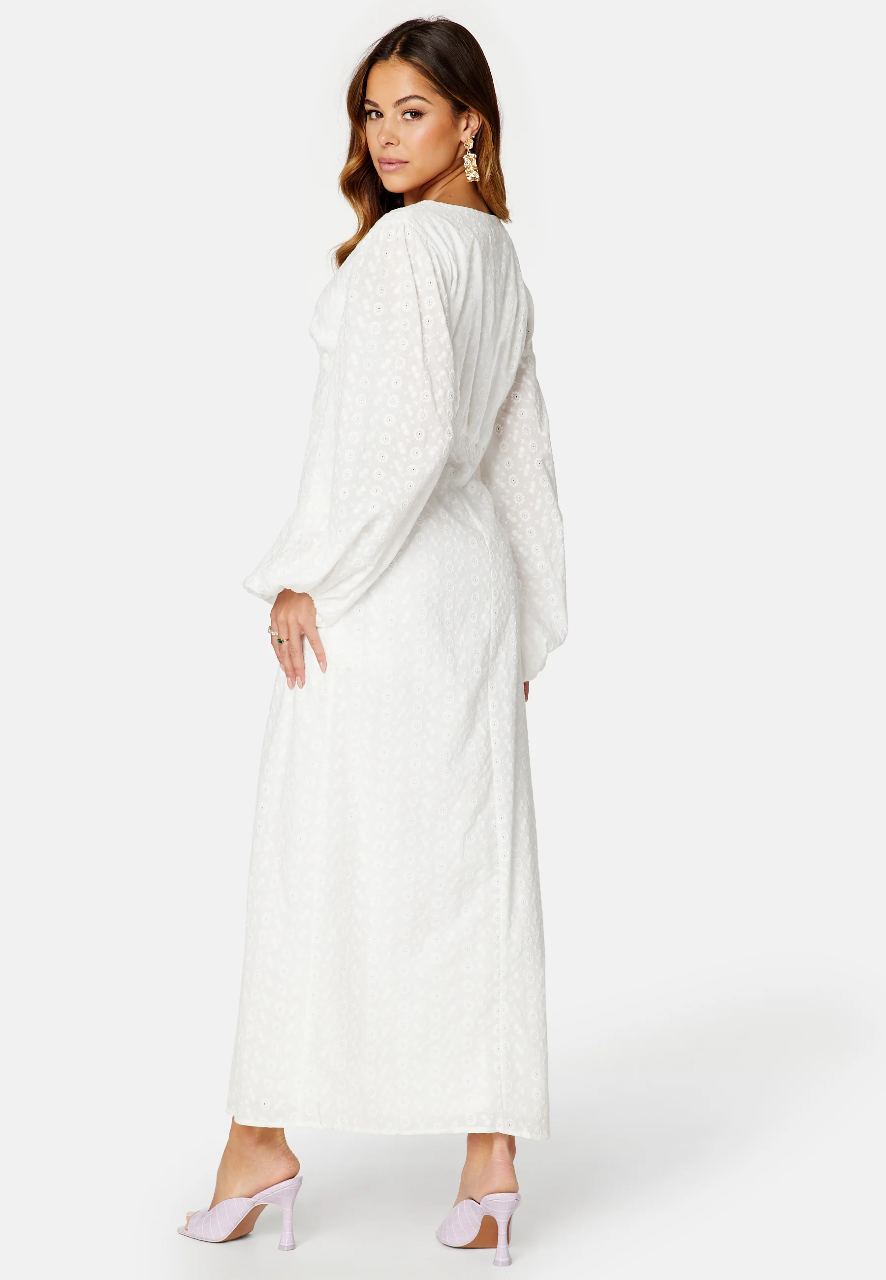Malina Puff Sleeve Dress - Image 3
