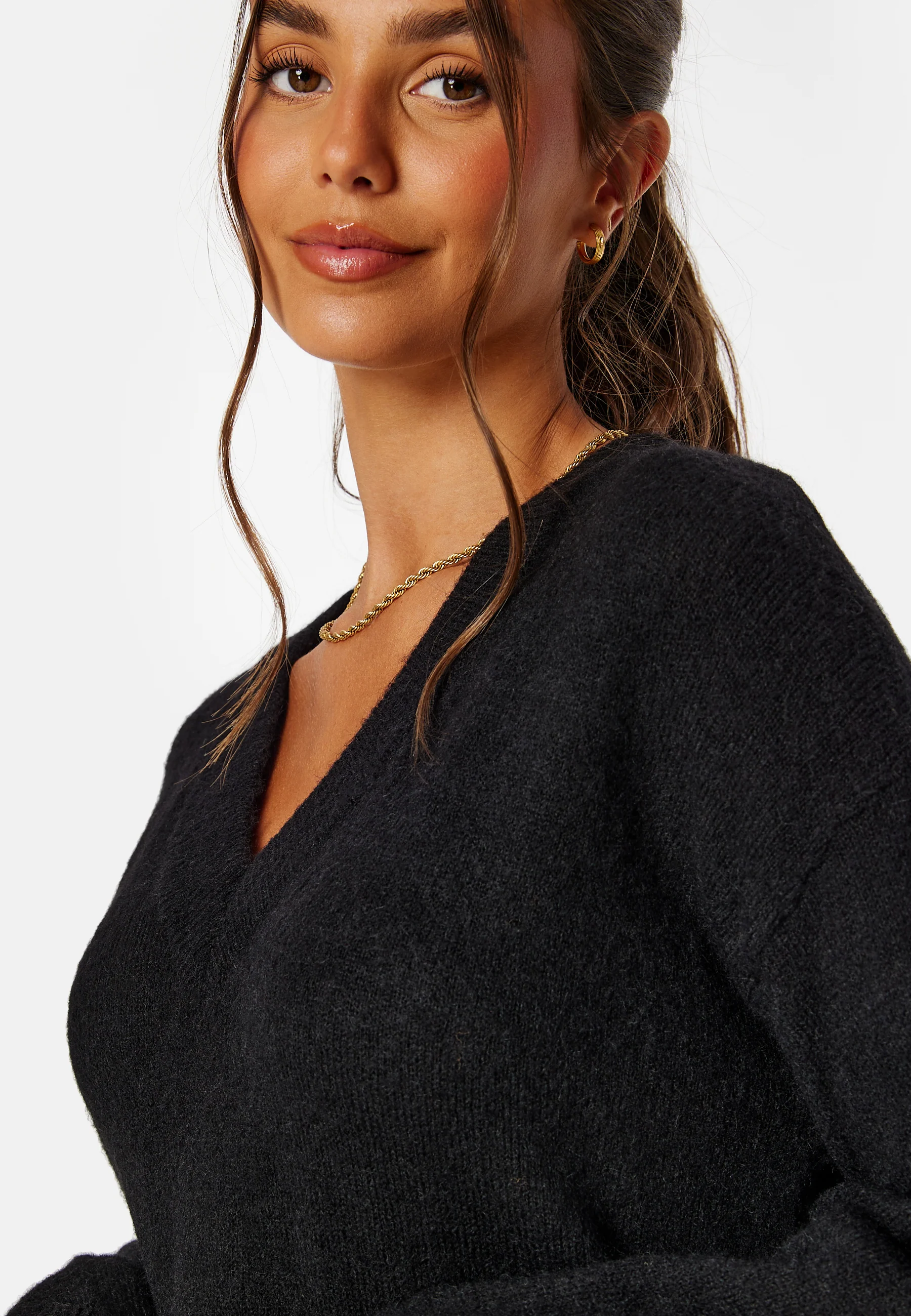 Maline LS Knit V-Neck - Image 4