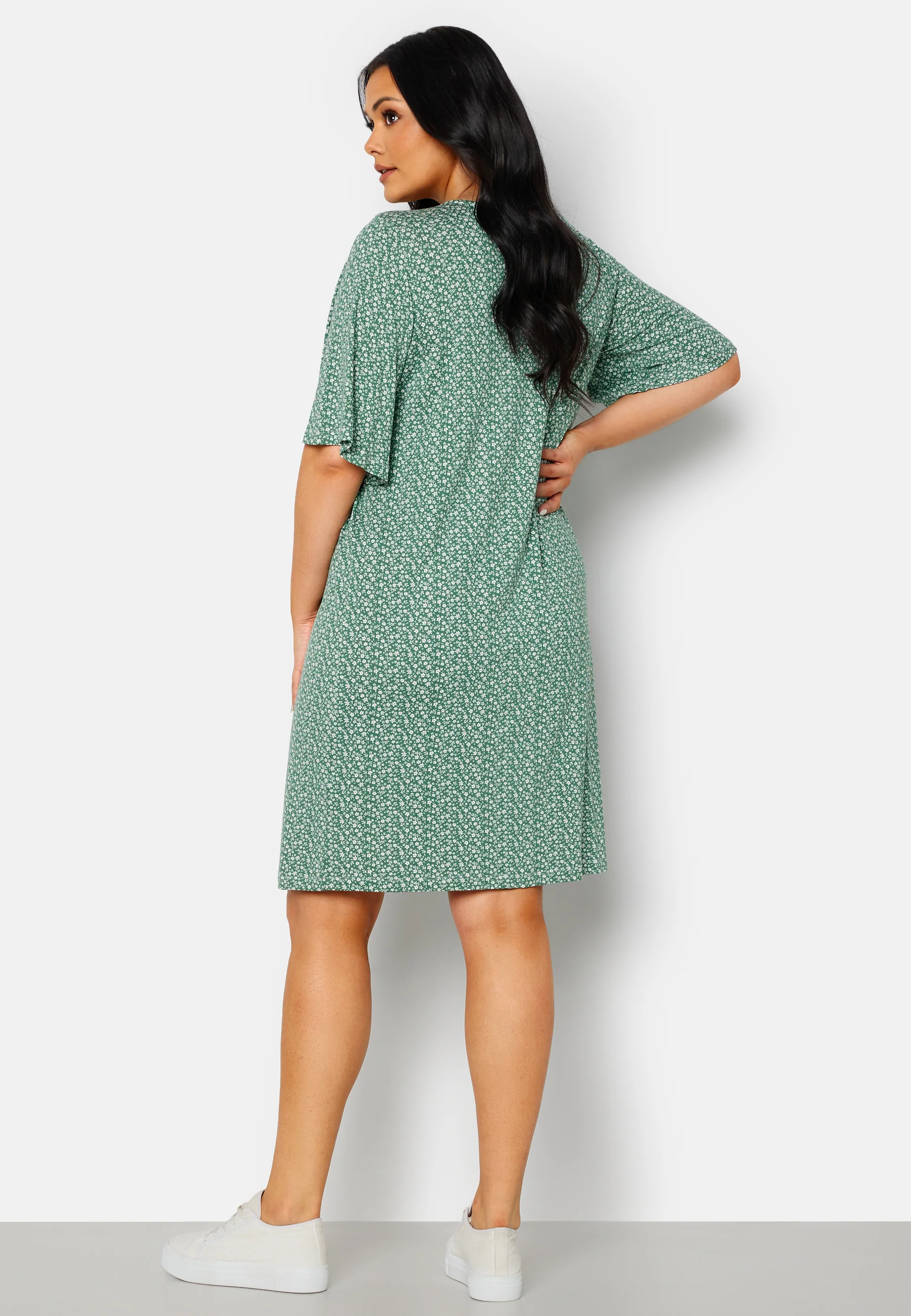 Malini button frill dress - Image 6