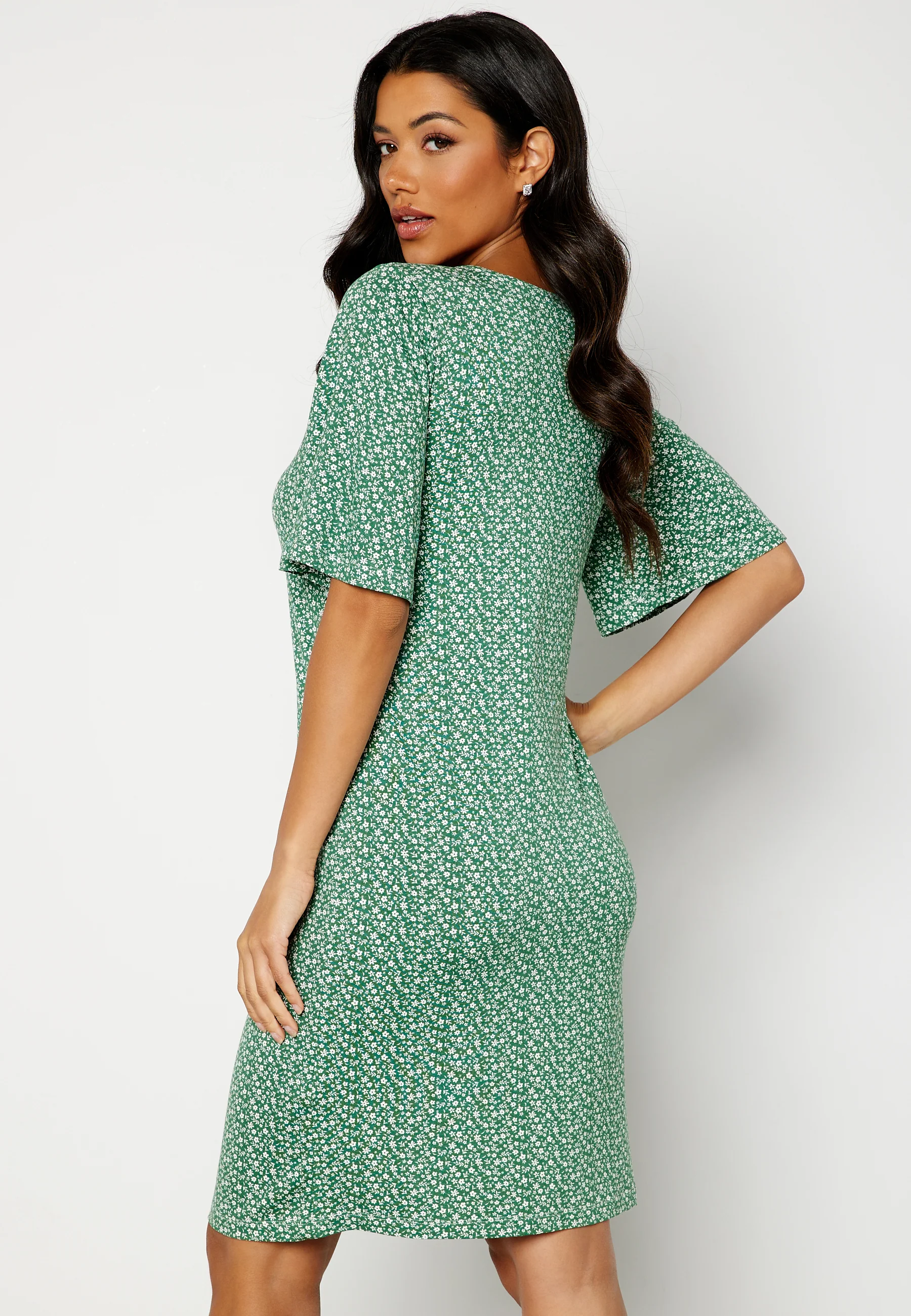 Malini button frill dress - Image 8