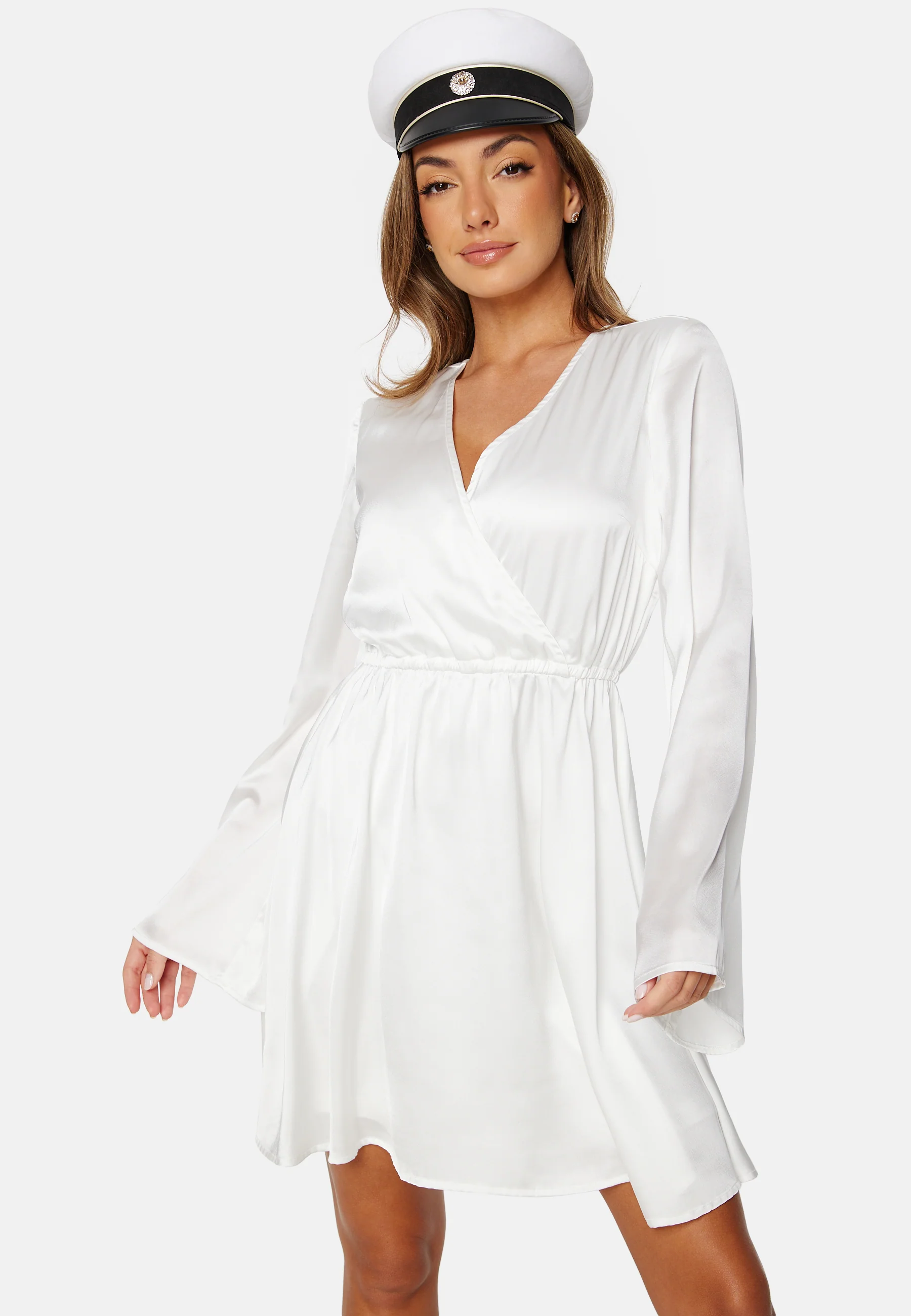 Malique Satin Dress - Image 5
