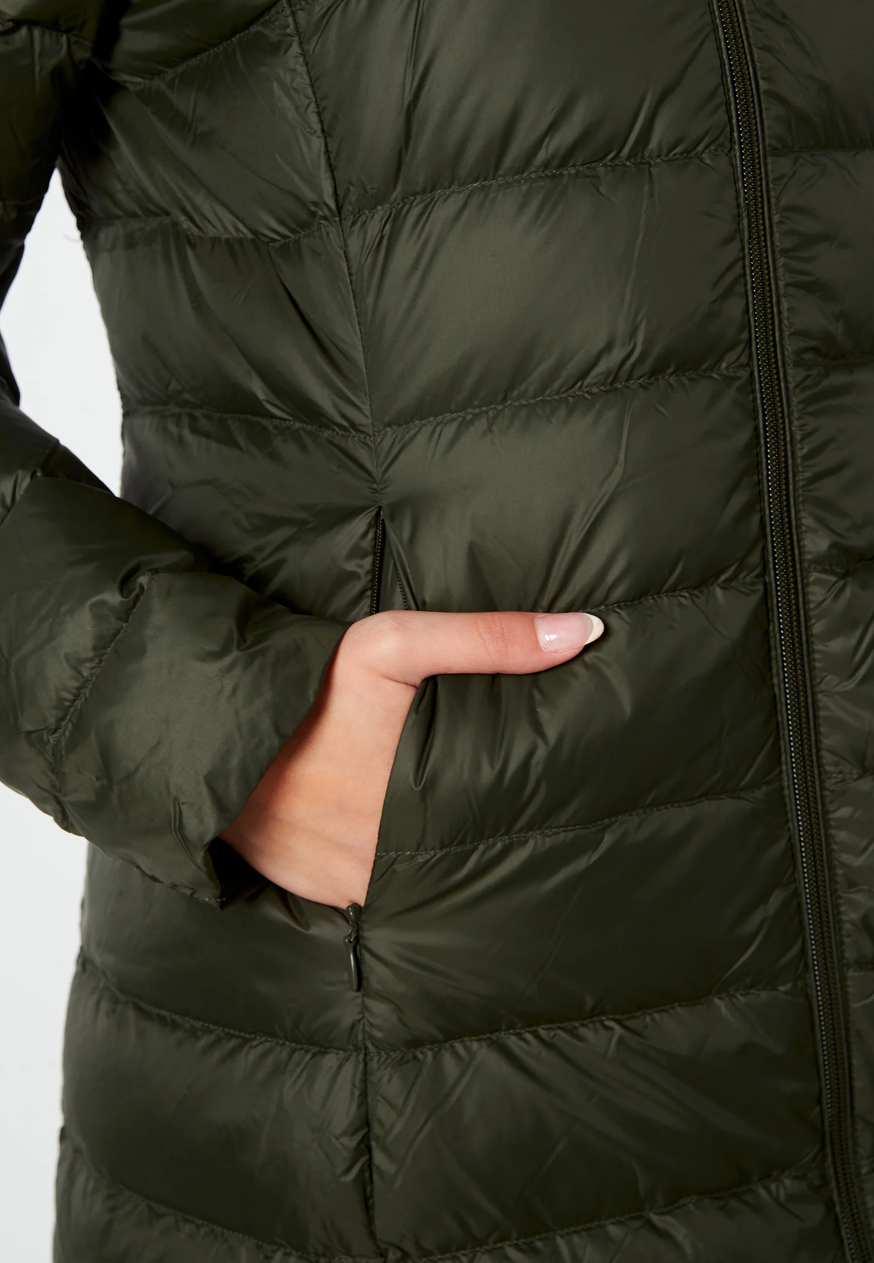 Manya New Long Light Down Jacket - Image 5