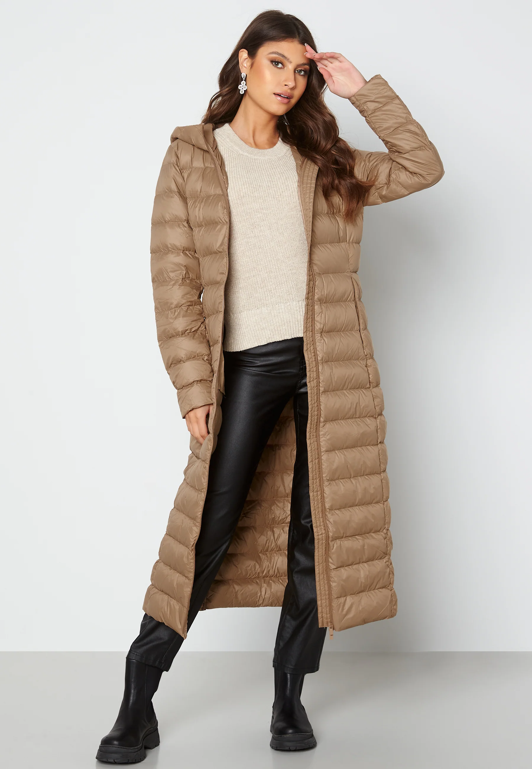 Manya New Long Light Down Jacket - Image 2