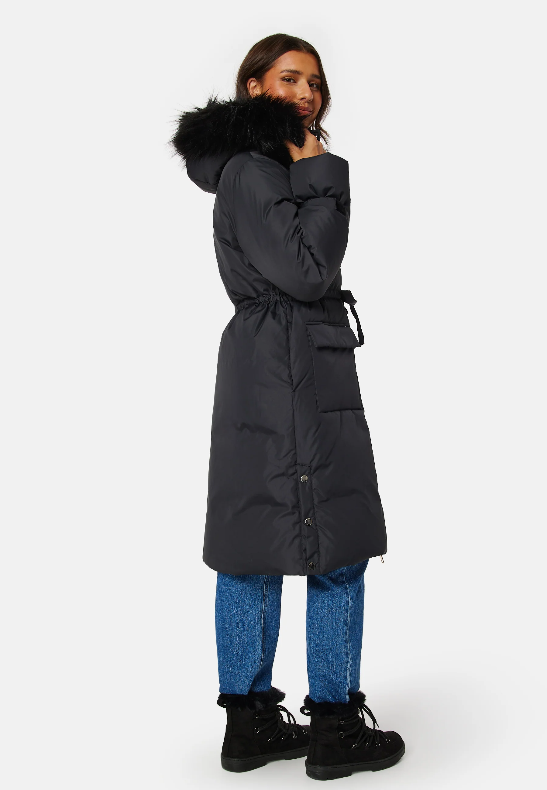 Marcella Long Down Jacket - Image 3