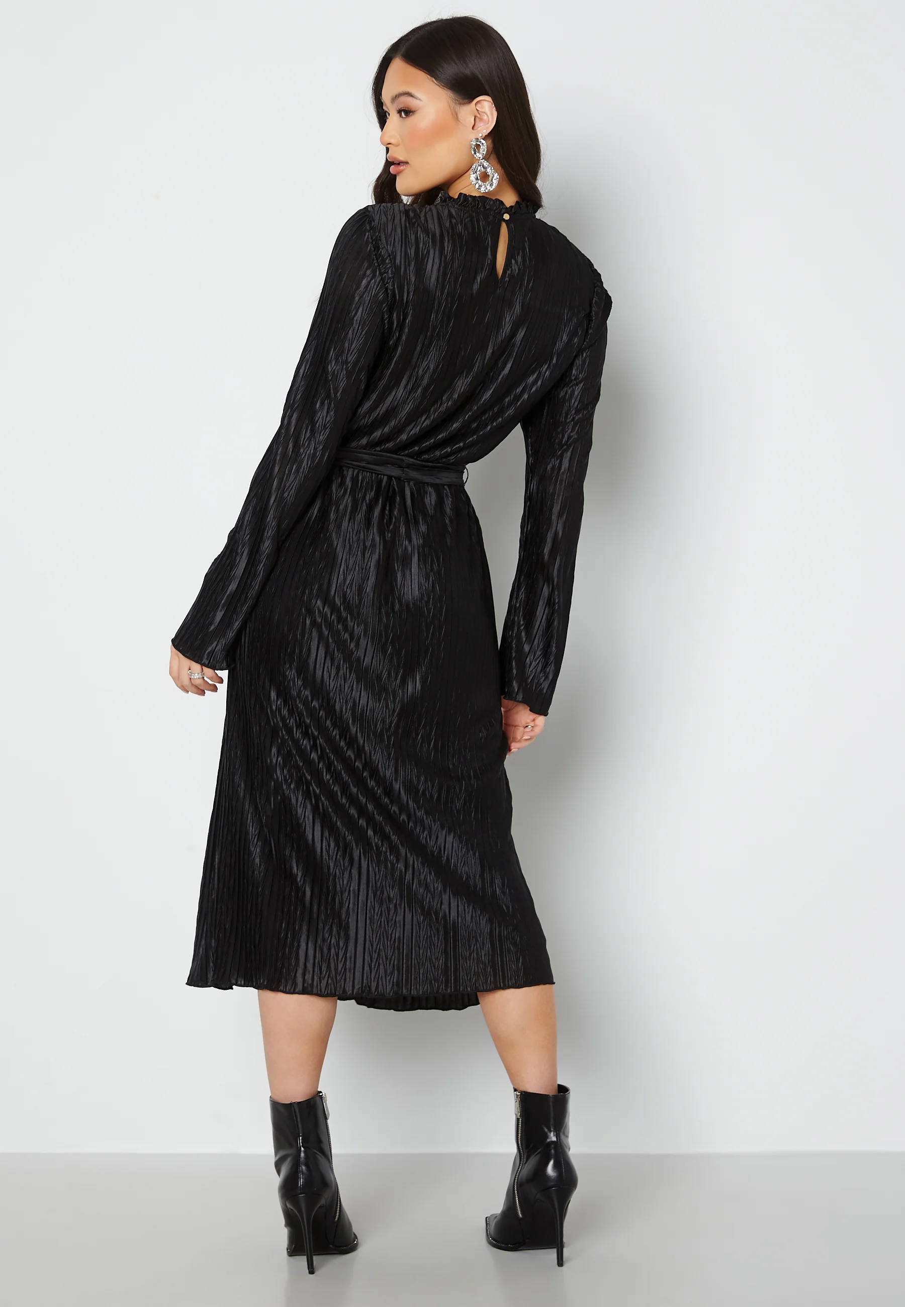 Mari High-Neck Midi Dress - Image 2