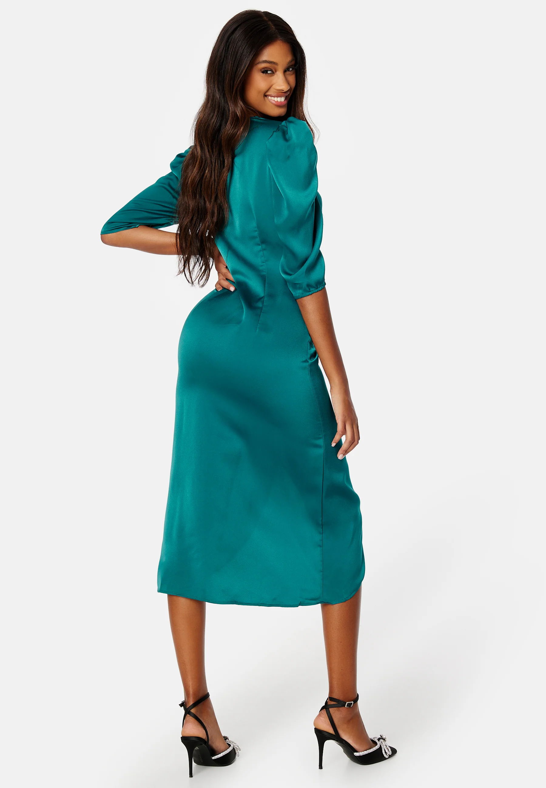 Marianna V-Neck Midi Dress - Image 2