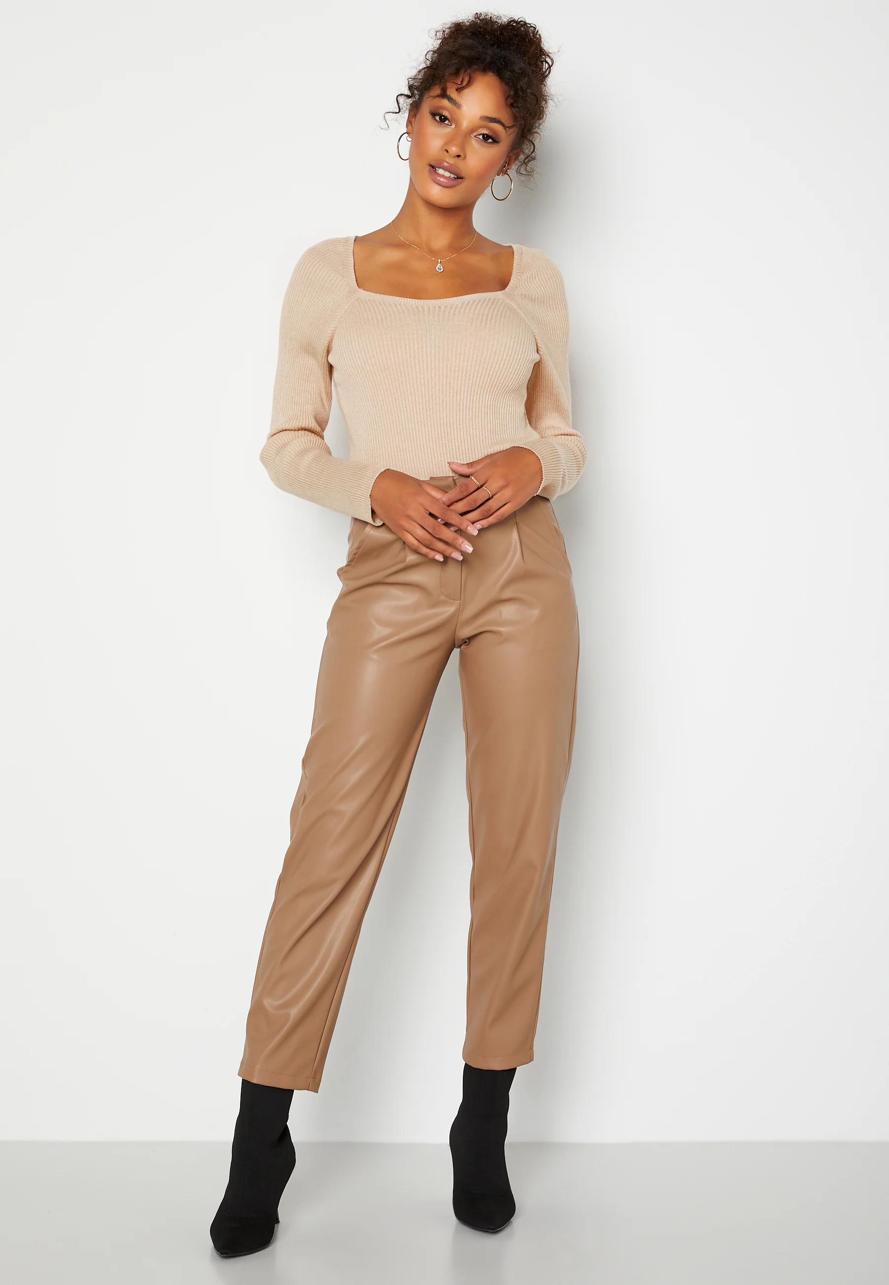 Marielle knitted tie back sweater - Image 2