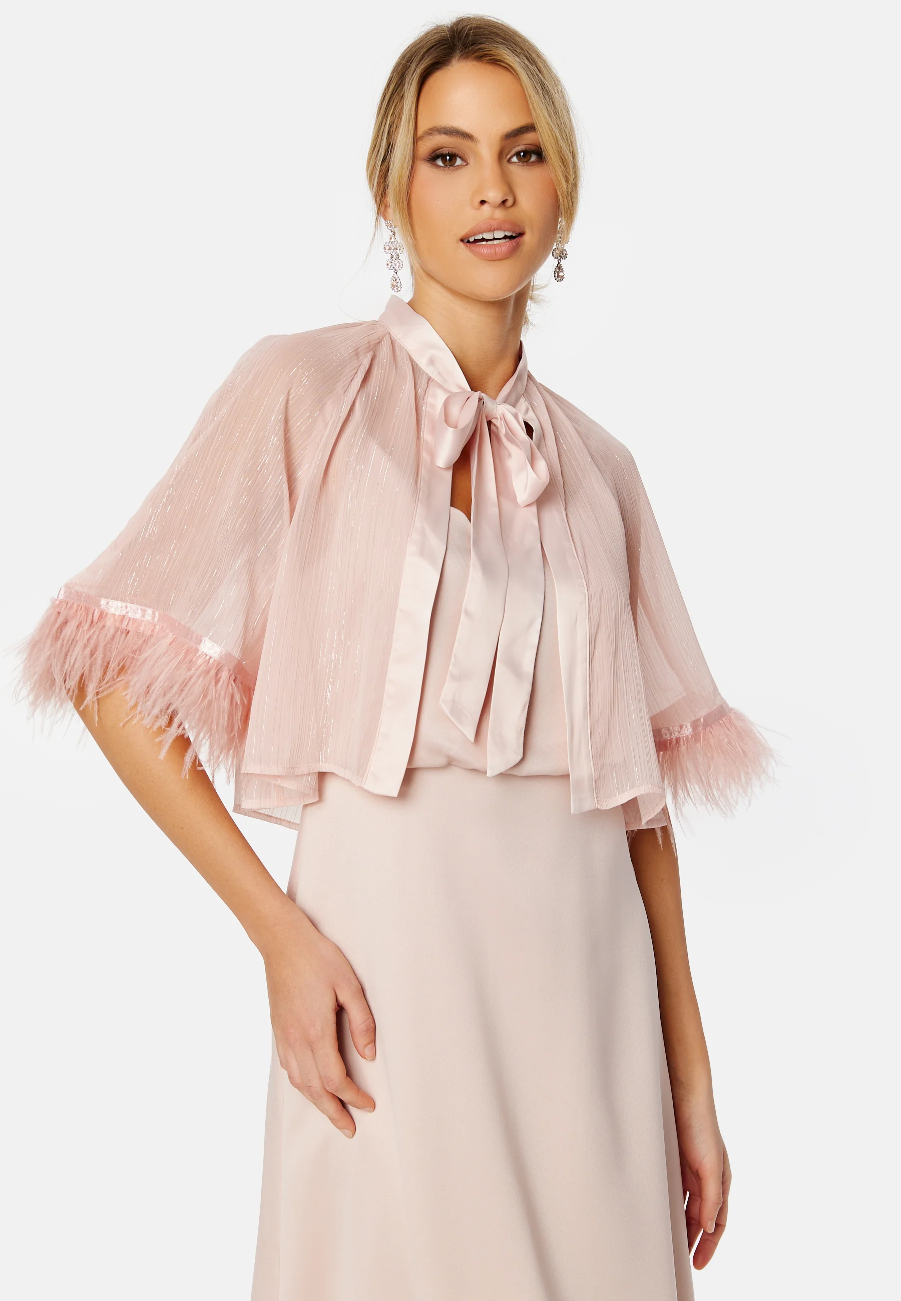 Marilyn Faux Feather Cover up - Image 2