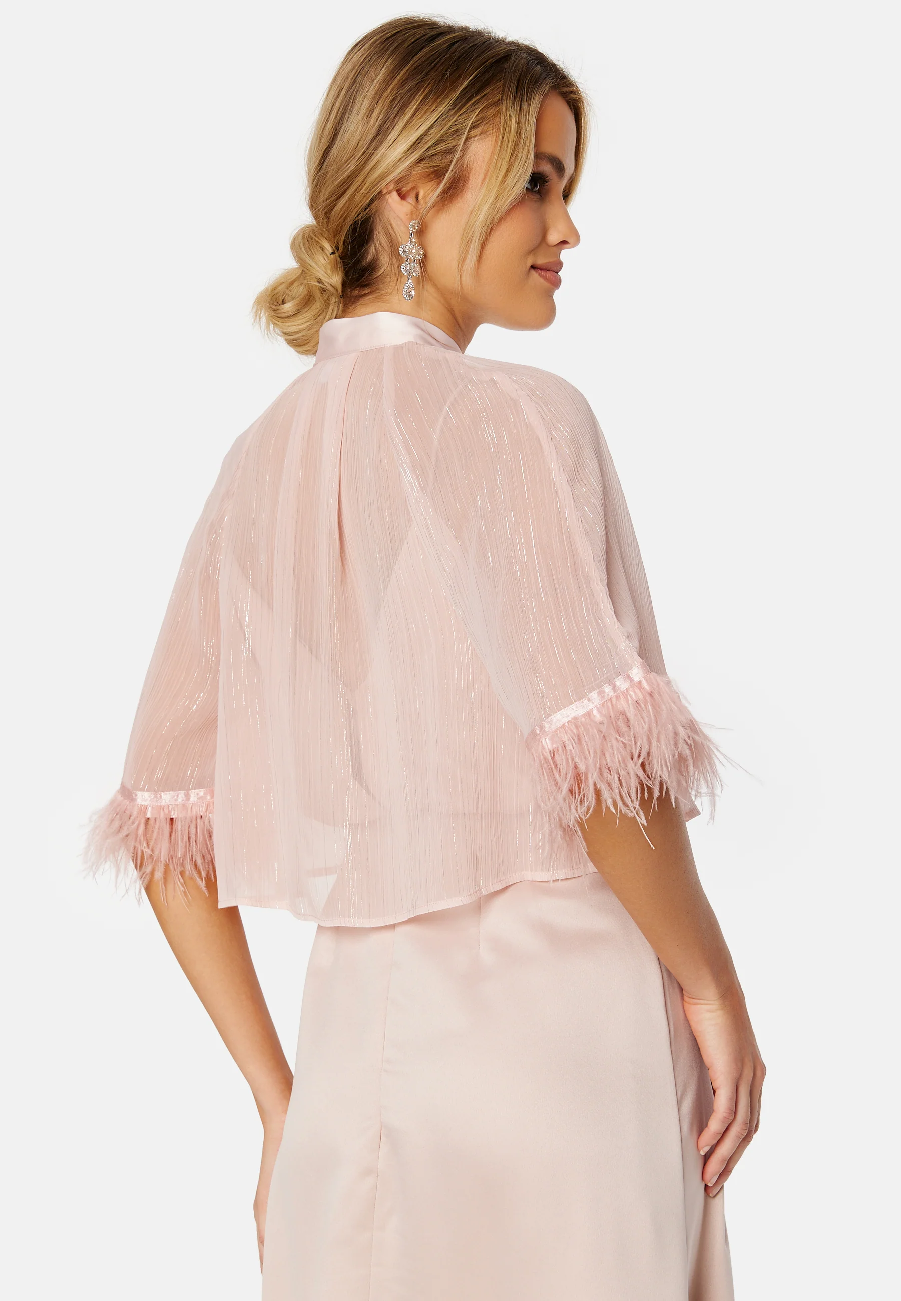 Marilyn Faux Feather Cover up - Image 3