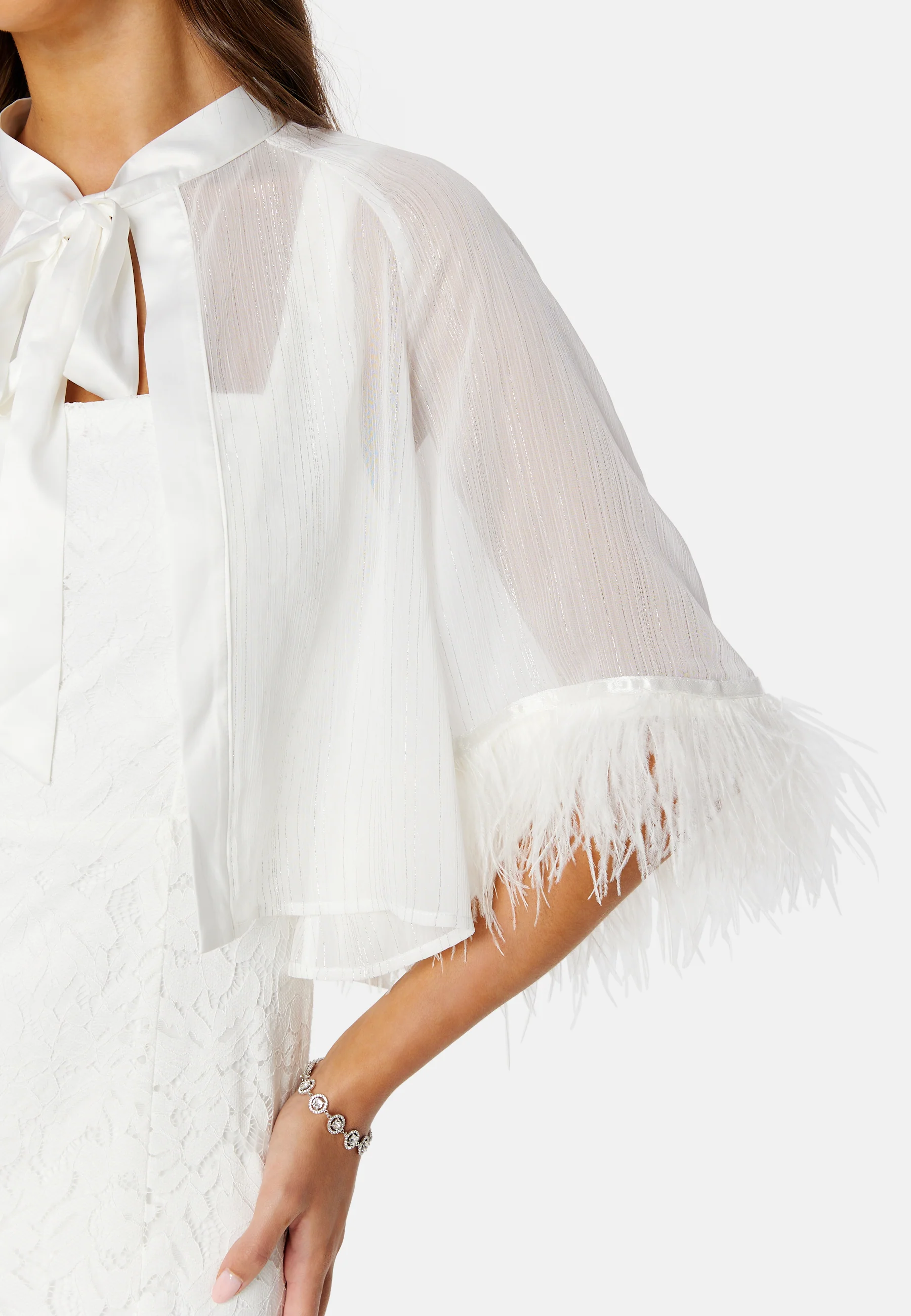 Marilyn Faux Feather Cover up - Image 4